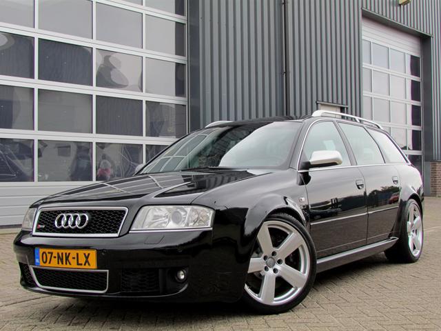 Audi RS6 4.2 V8 Avant Quattro 331KW AUT 2003 Zwart, Auto's, Automaat, 4172 cc, Stationwagon, Vierwielaandrijving