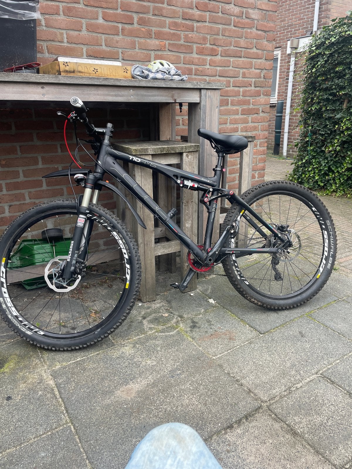 Cube 110ams pro series moet snel weg, Gebruikt, 45 tot 49 cm, Schijfrem, Ophalen