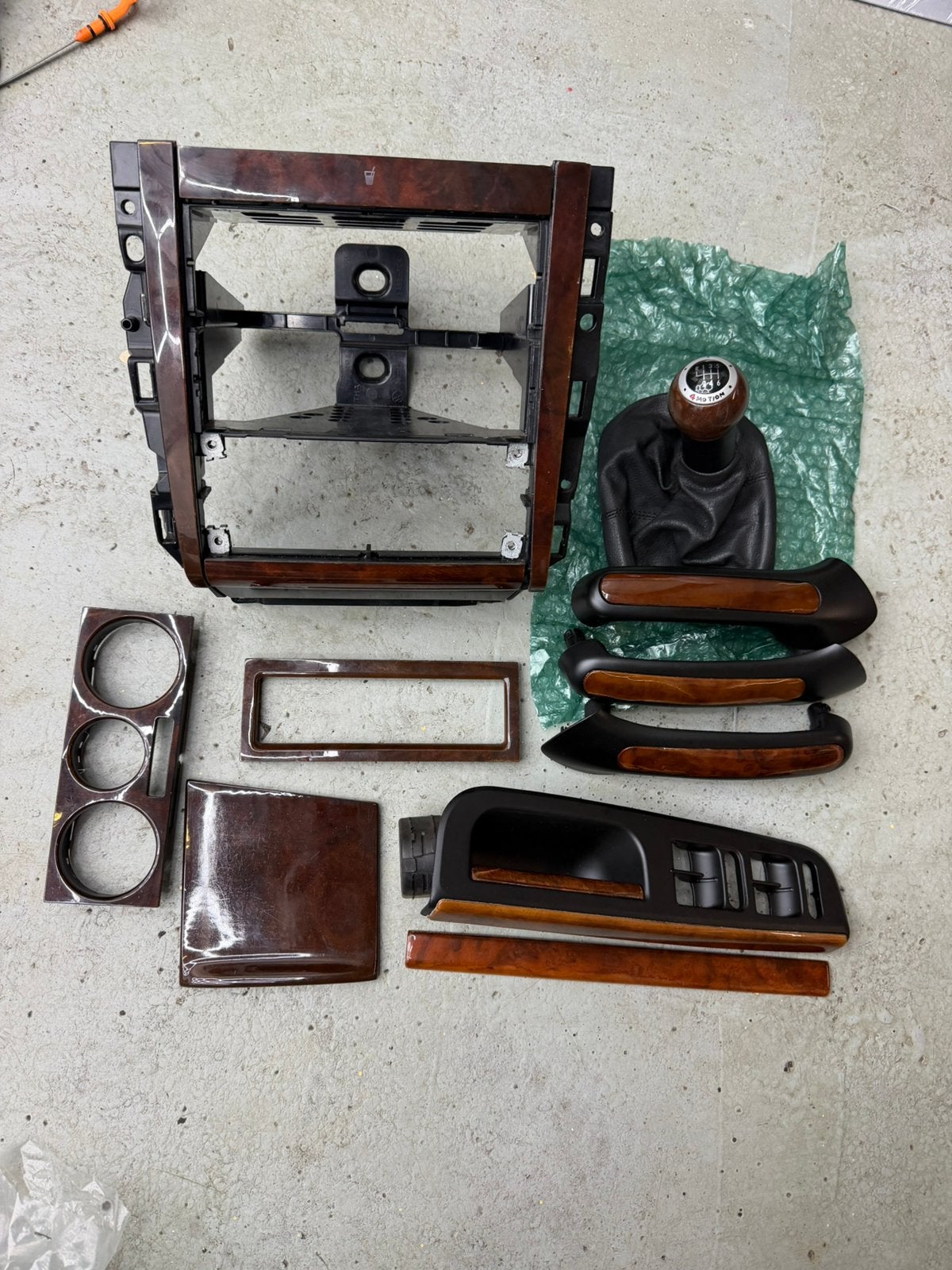 Te koop hout inleg compleet volkswagen golf 4, Ophalen of Verzenden, Gebruikt, Volkswagen