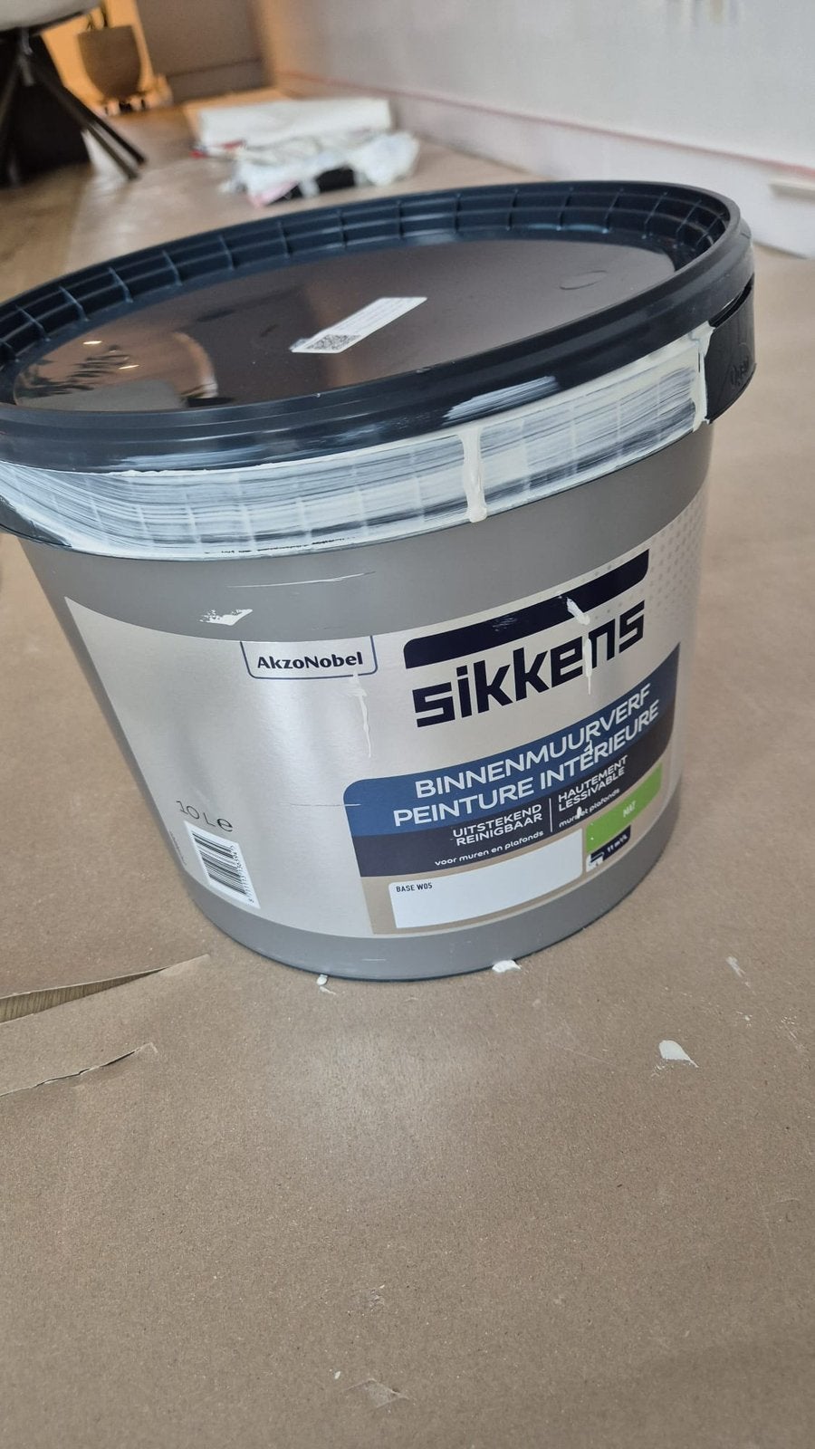Sikkens muurverf, Ophalen, Zo goed als nieuw, Beige