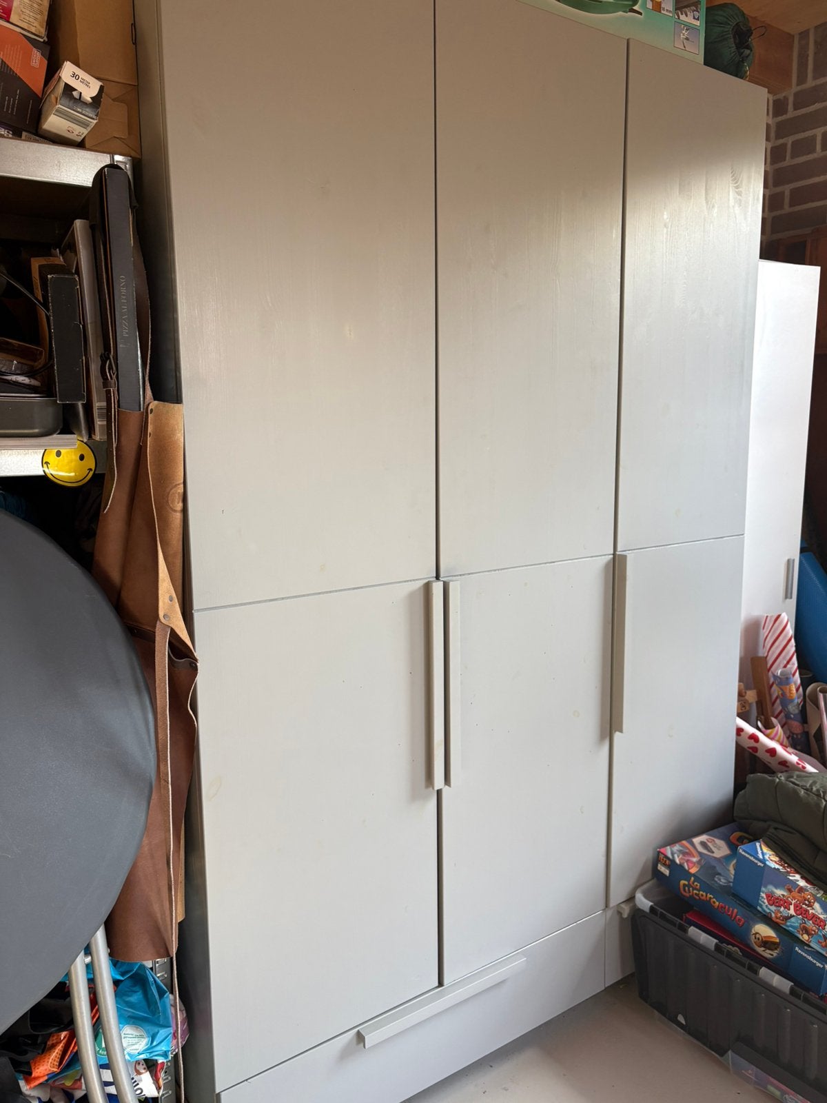 Woood pure kledingkast 3-deurs, Huis en Inrichting, Ophalen, 100 tot 150 cm, Zo goed als nieuw, 150 tot 200 cm