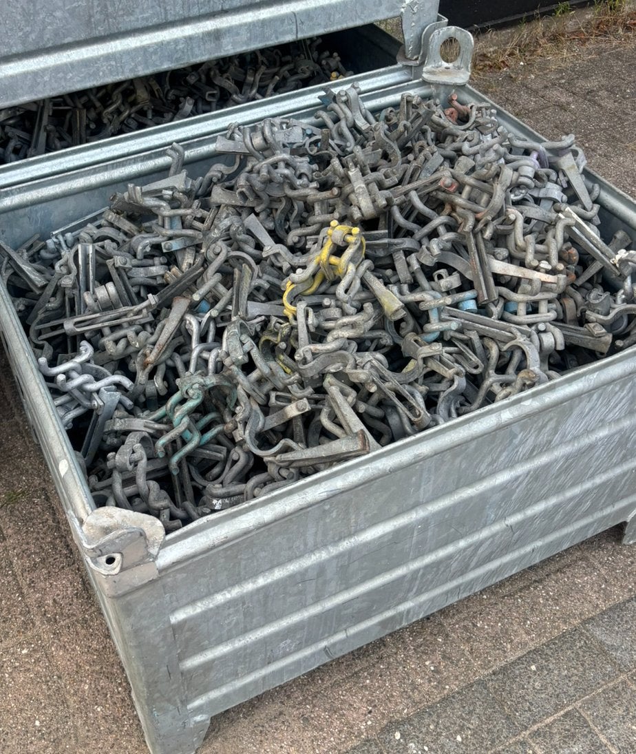Kruisklemmen van Thiel - Vaste klemmen Steiger - 1020 stuks, Ophalen, Zo goed als nieuw, Gevelsteiger, Minder dan 2 meter