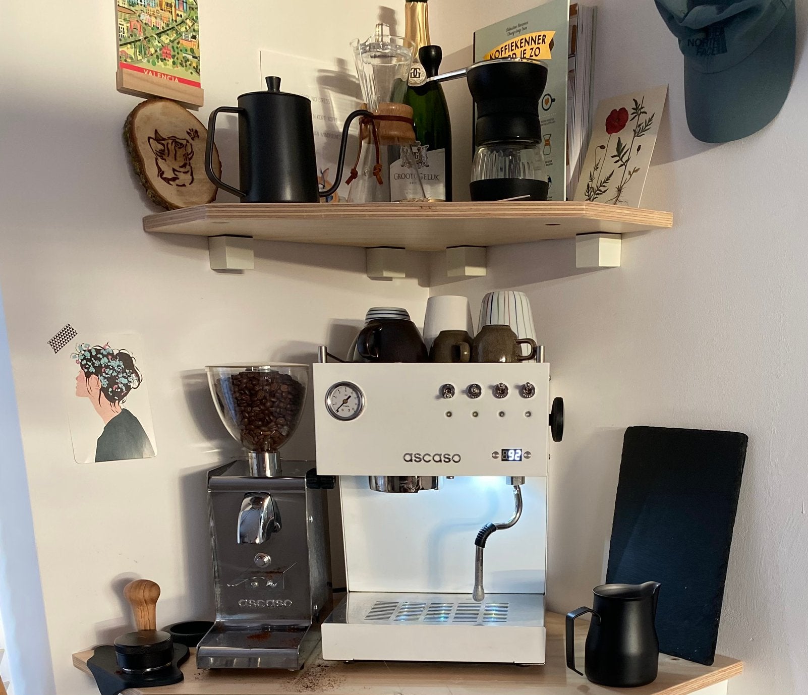 Ascaso Steel Uno PID - espresso machine, Ophalen, Zo goed als nieuw, Espresso apparaat