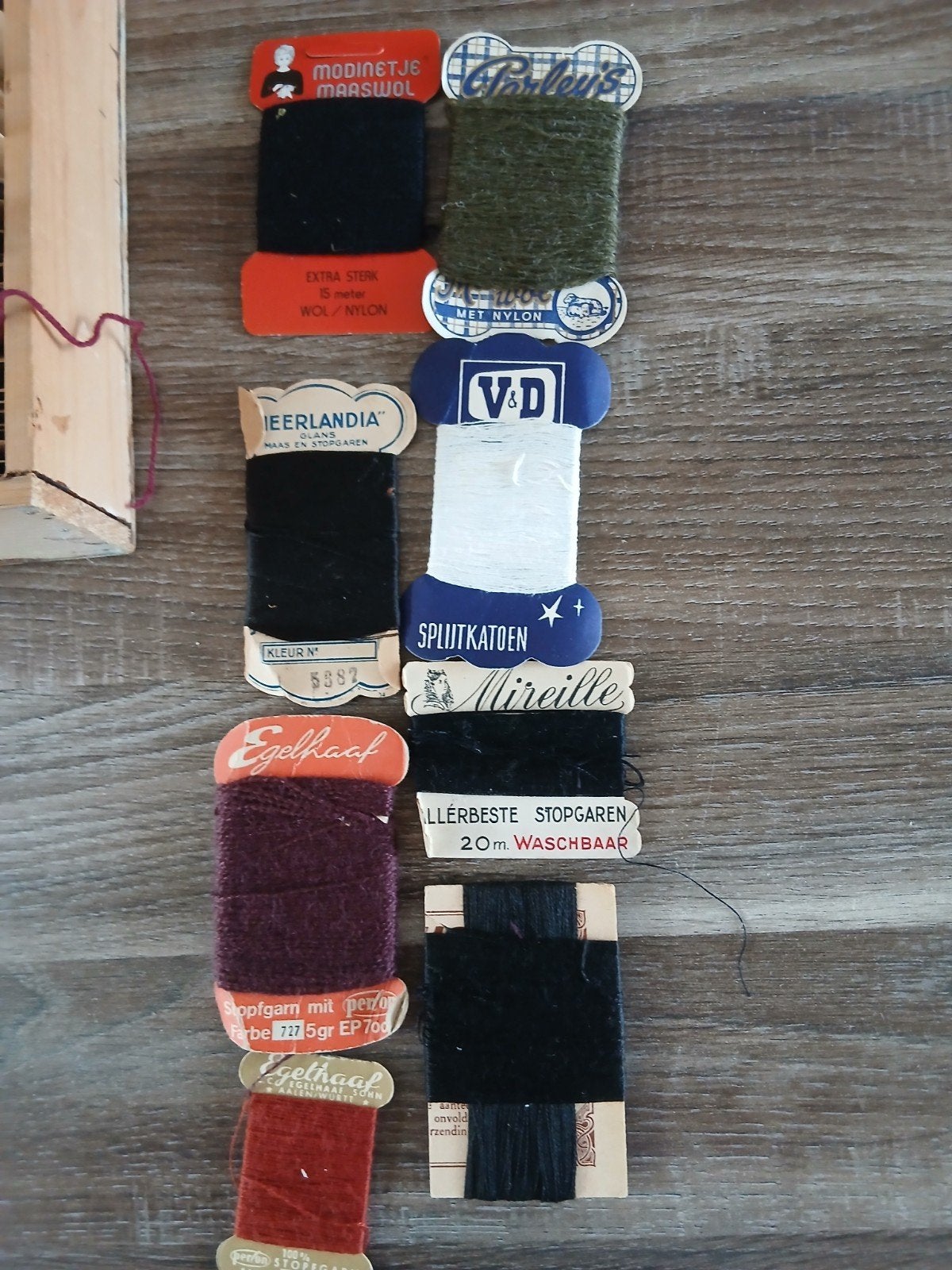 Vintage garen en stopgaren collectie, Ophalen of Verzenden, Gebruikt, Garen of Naald(en)
