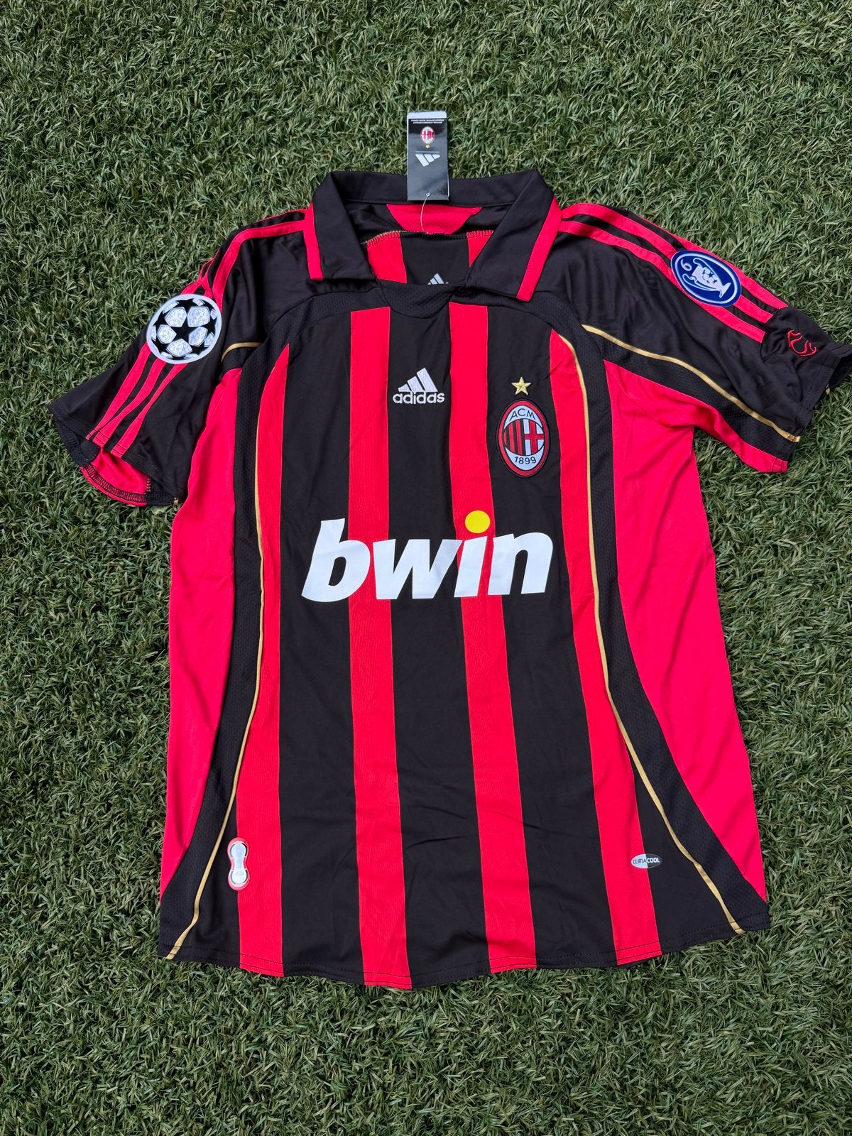 AC Milan Thuisshirt 2006-2007 Kaka #22 - Maat M, Sport en Fitness, Voetbal, Maat M, Ophalen of Verzenden, Zo goed als nieuw, Shirt