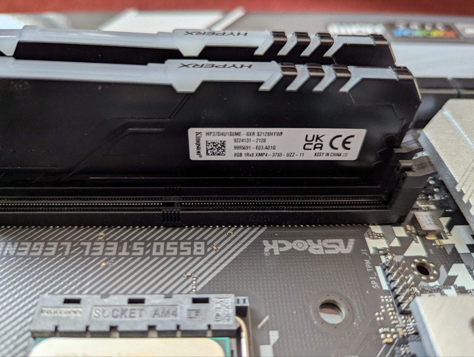 Upgrade set Asrock B550 steel legend, Ryzen 5700G(IGP) 16GB, Ophalen, Zo goed als nieuw, AMD Ryzen 7