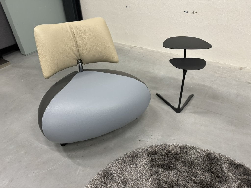 Nieuw Leolux Pallone Pa Fauteuil Blauw leer Design stoel, Leolux, Info@leolux.nl, Nieuw, Ophalen of Verzenden