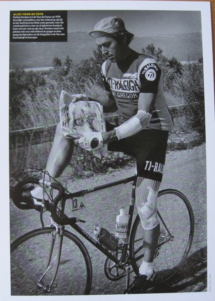 groot formaat foto Tour de France - Gerben Karstens - 1978, Verzamelen, Ophalen of Verzenden, Nieuw, Overige sporten, Overige typen