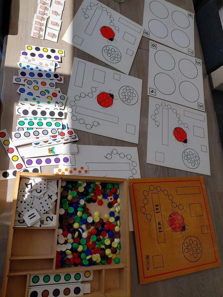 Educatief Tel- en rekenmateriaal tel-wel van rolf, Kinderen en Baby's, Ophalen, Gebruikt, Rekenen