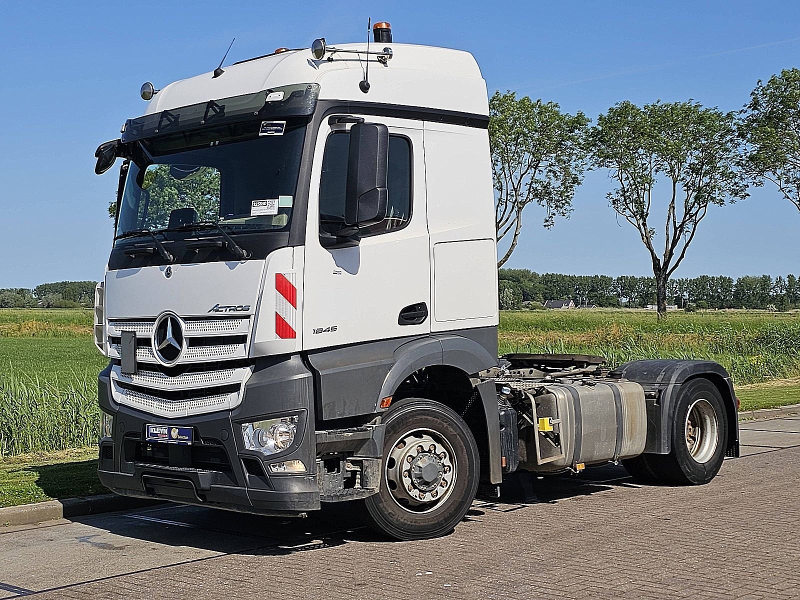 MERCEDES-BENZ ACTROS 1845 LS 4x4 had pto+hydr ret, Auto's, Euro 6, Wit, Mercedes-Benz, Bedrijf