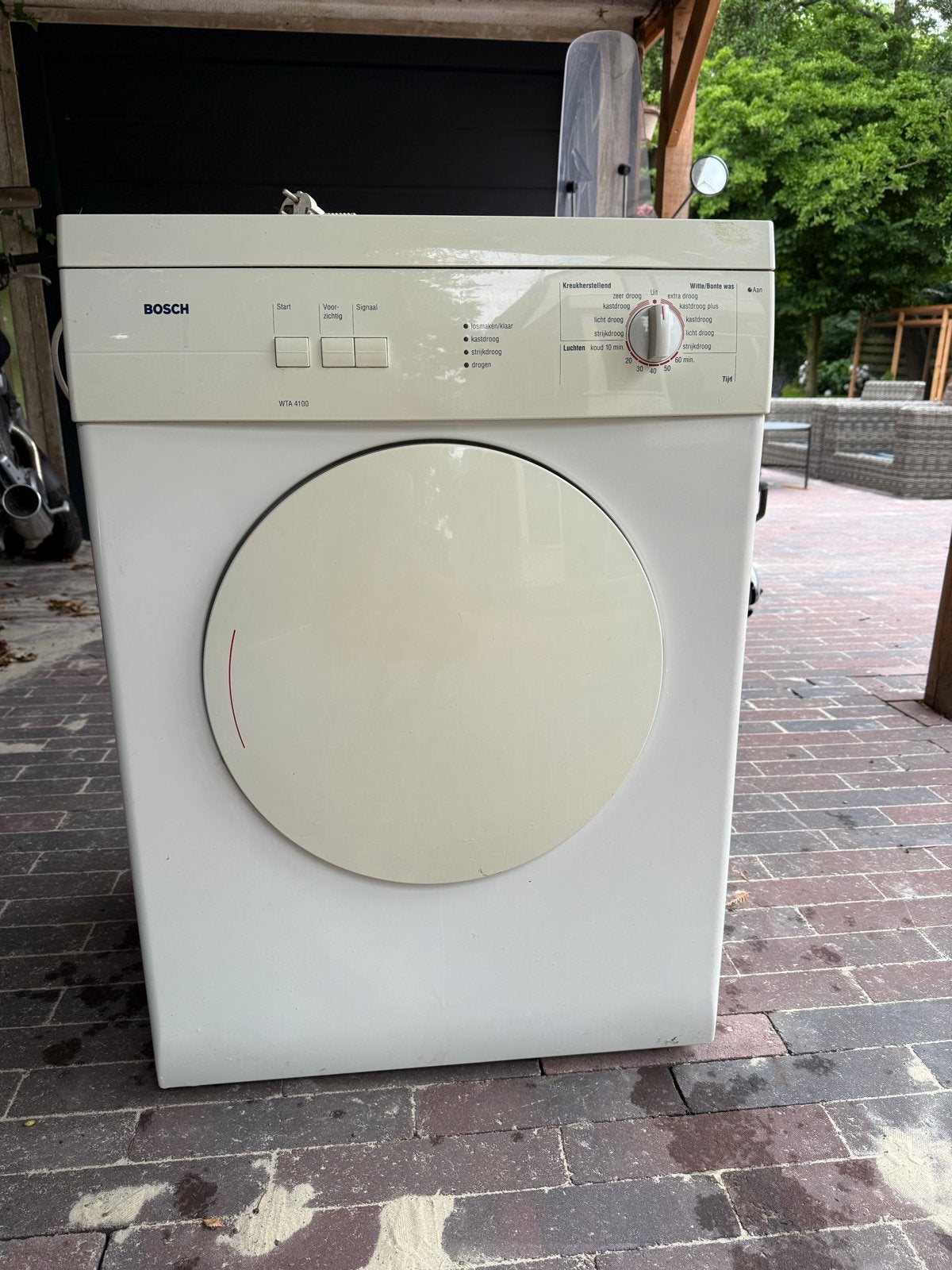 Bosch wasdroger gratis af te halen, Witgoed en Apparatuur, Ophalen, 6 tot 8 kg, Gebruikt, Voorlader