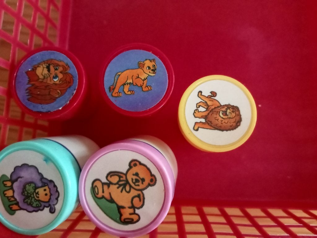 Kinderstempels, Ophalen of Verzenden, Gebruikt, Clearstamp