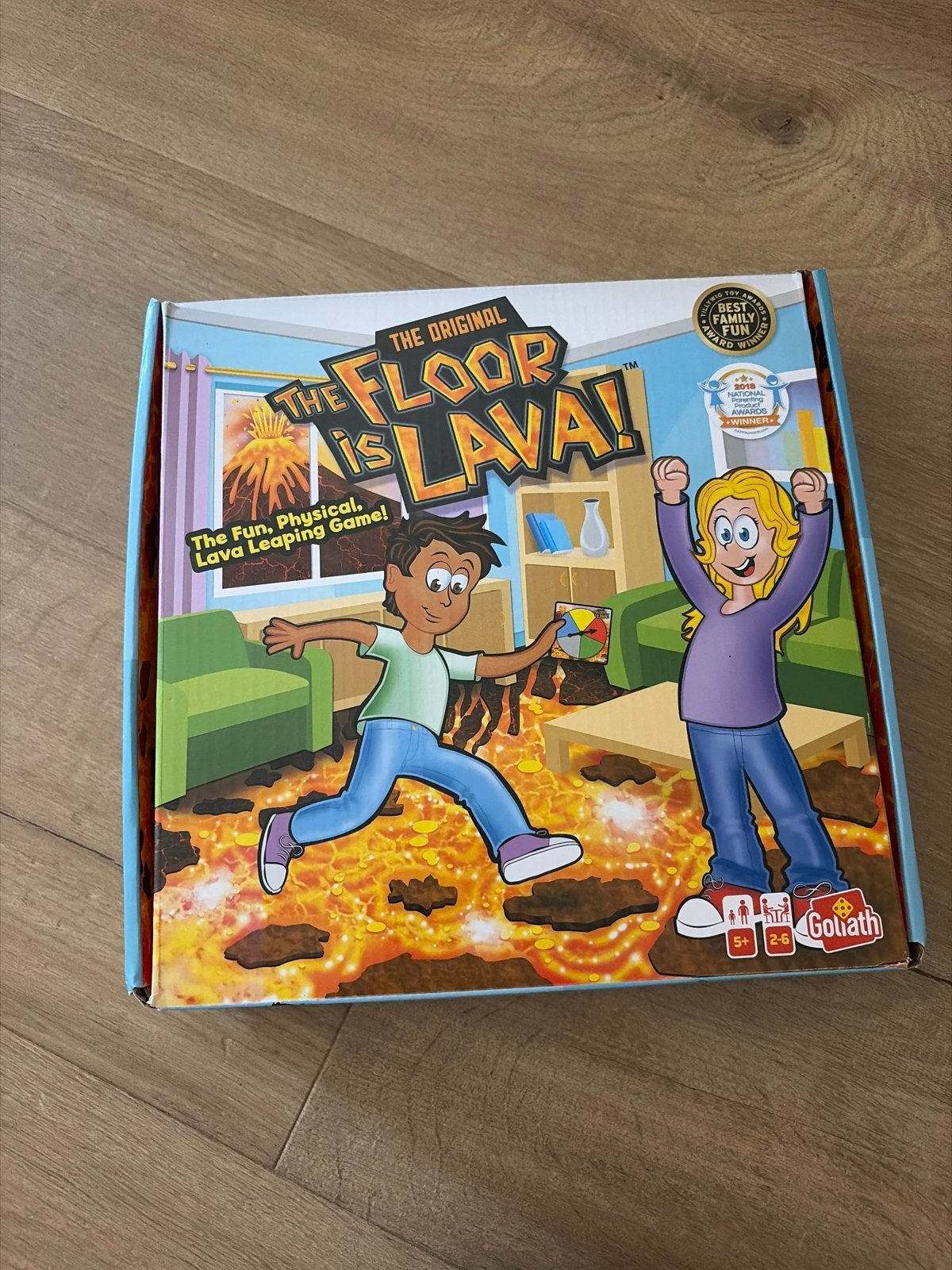 The Floor is Lava! - Het Originele Spel, Drie of vier spelers, Ophalen of Verzenden, Gebruikt