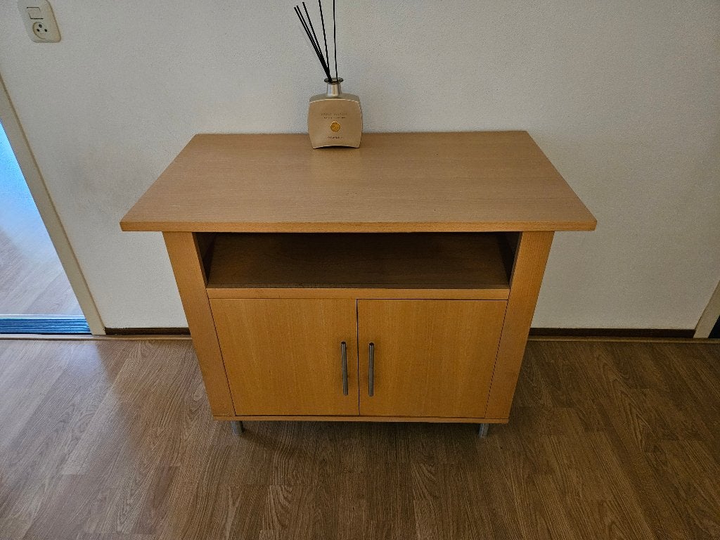 Wandkastje, Ophalen, 90 cm, Hout, Meerkleurig
