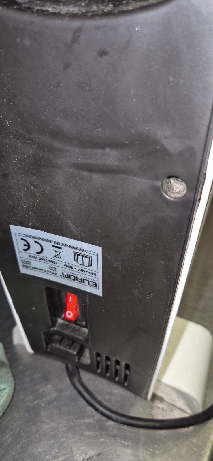 Eurom Safe-t-Convect 2200 Kachel, 30 tot 80 cm, Gebruikt, Kachel, Minder dan 60 cm