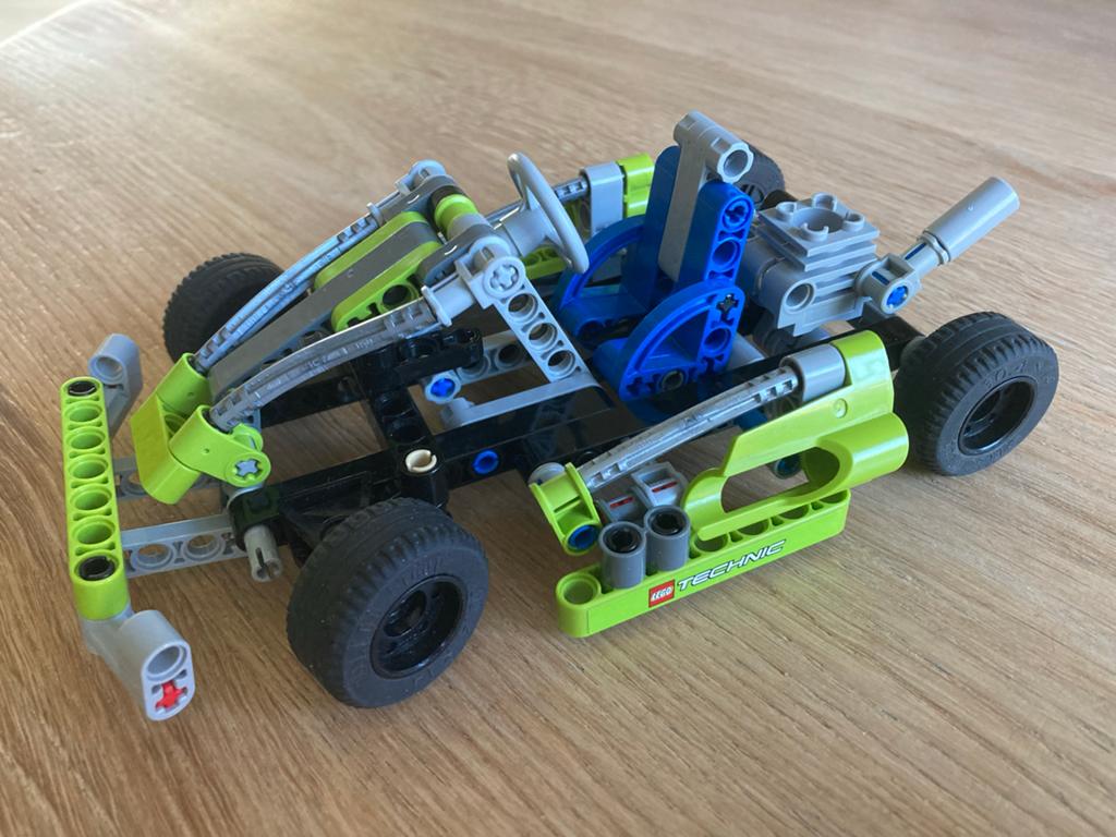 LEGO Technic 8256 Go-Kart - Complete set, Lego, Ophalen of Verzenden, Zo goed als nieuw, Complete set