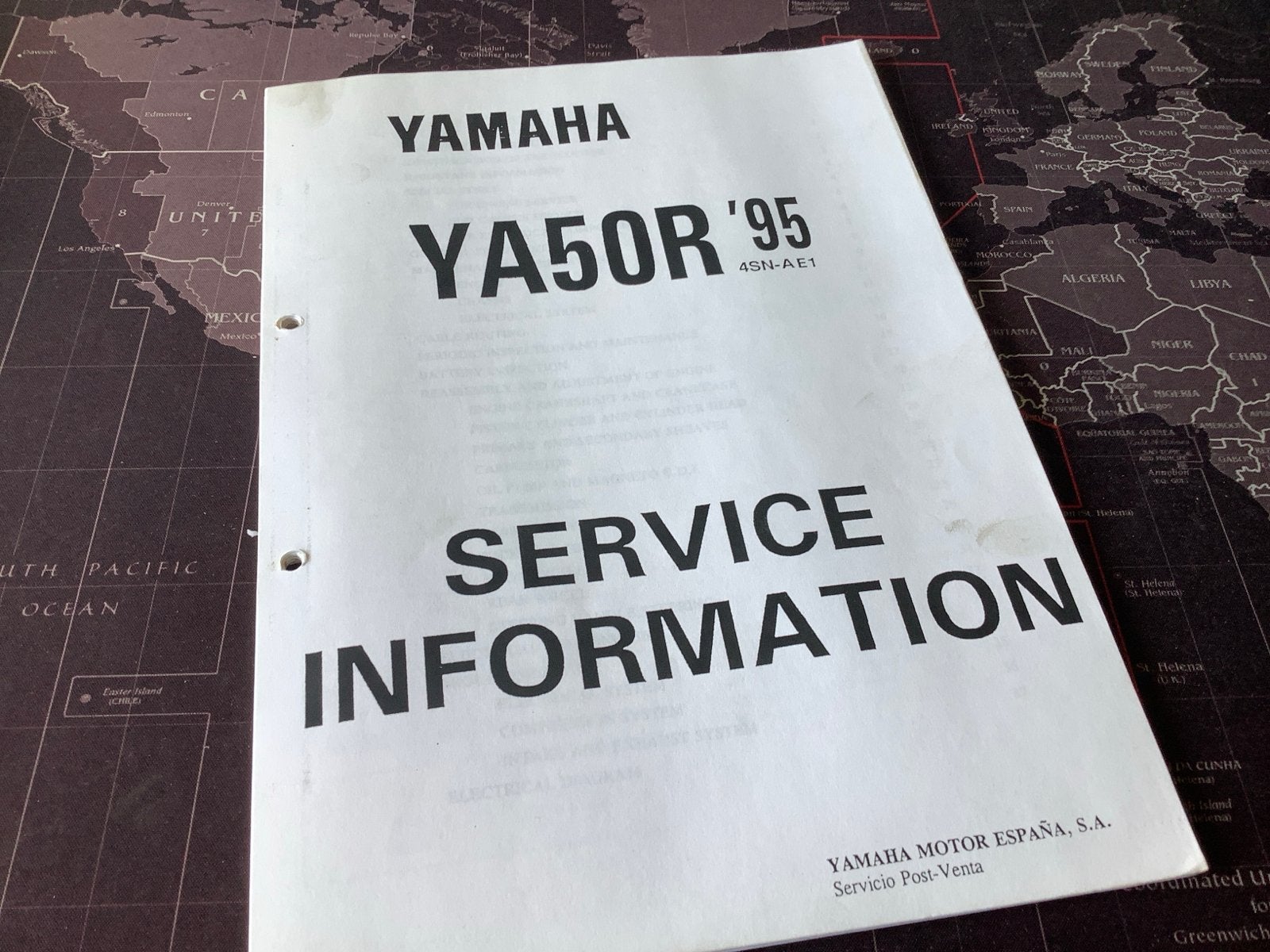 Yamaha YA50R '95 Service Informatie Handleiding. (9), Verzenden