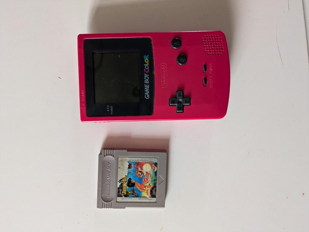 Werkende Gameboy Color (Roze) met Jungle Book spel, Spelcomputers en Games, Ophalen of Verzenden