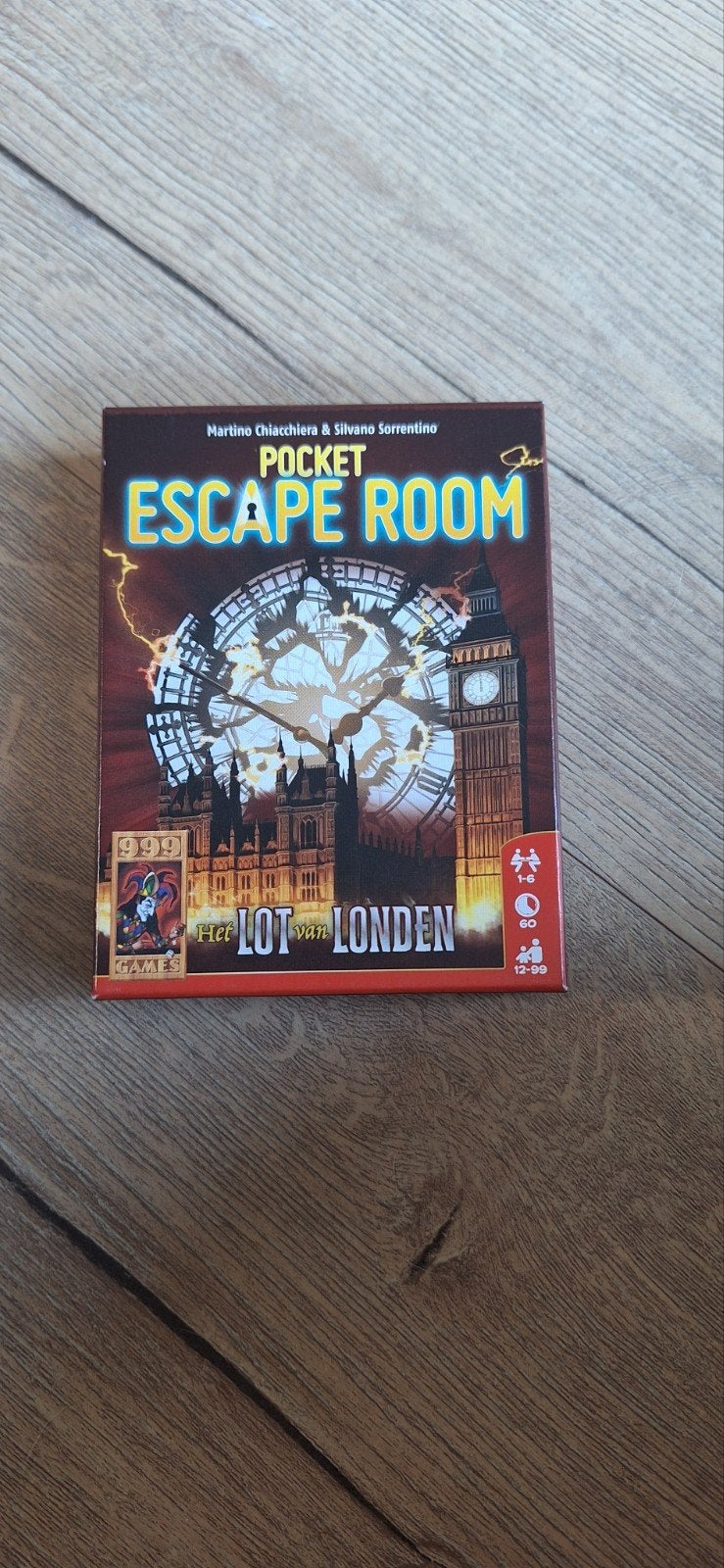 Pocket Escape Room Spel, Ophalen, Zo goed als nieuw, 999 Games, Een of twee spelers