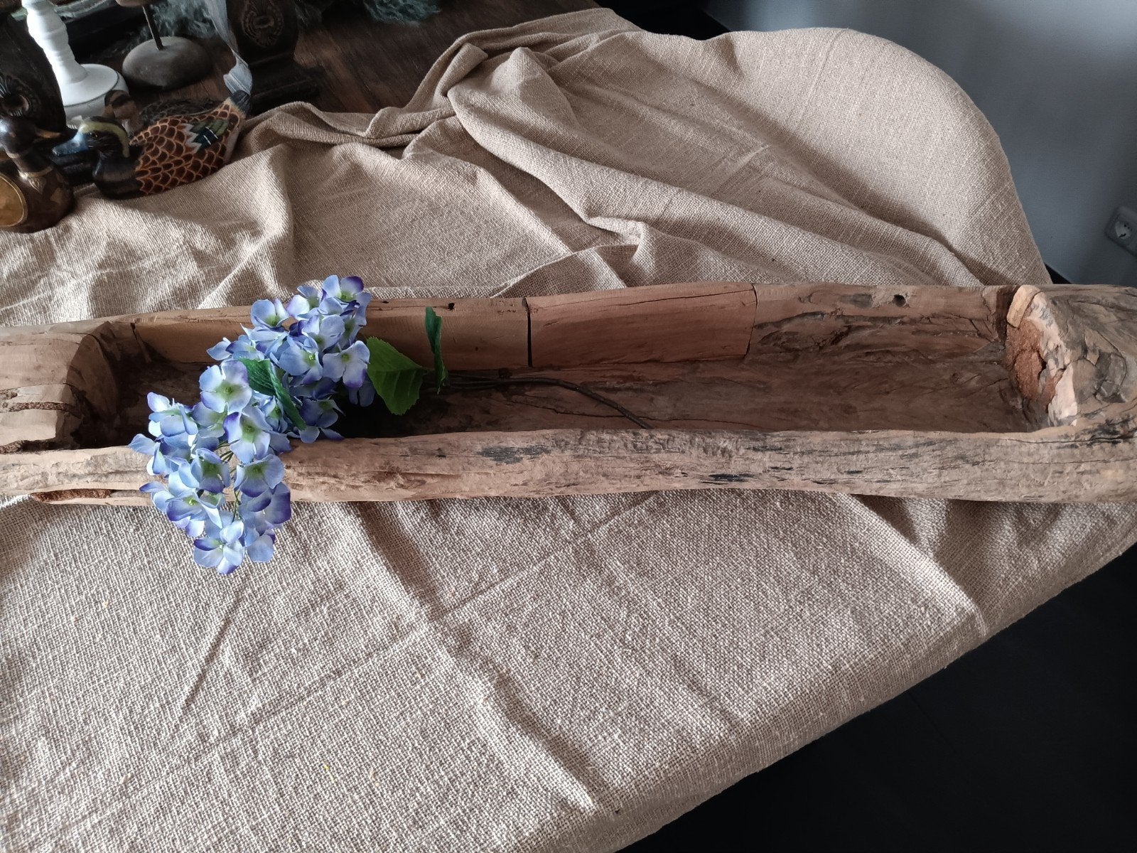 grote houten trog, Ophalen of Verzenden, Rechthoekig, Hout