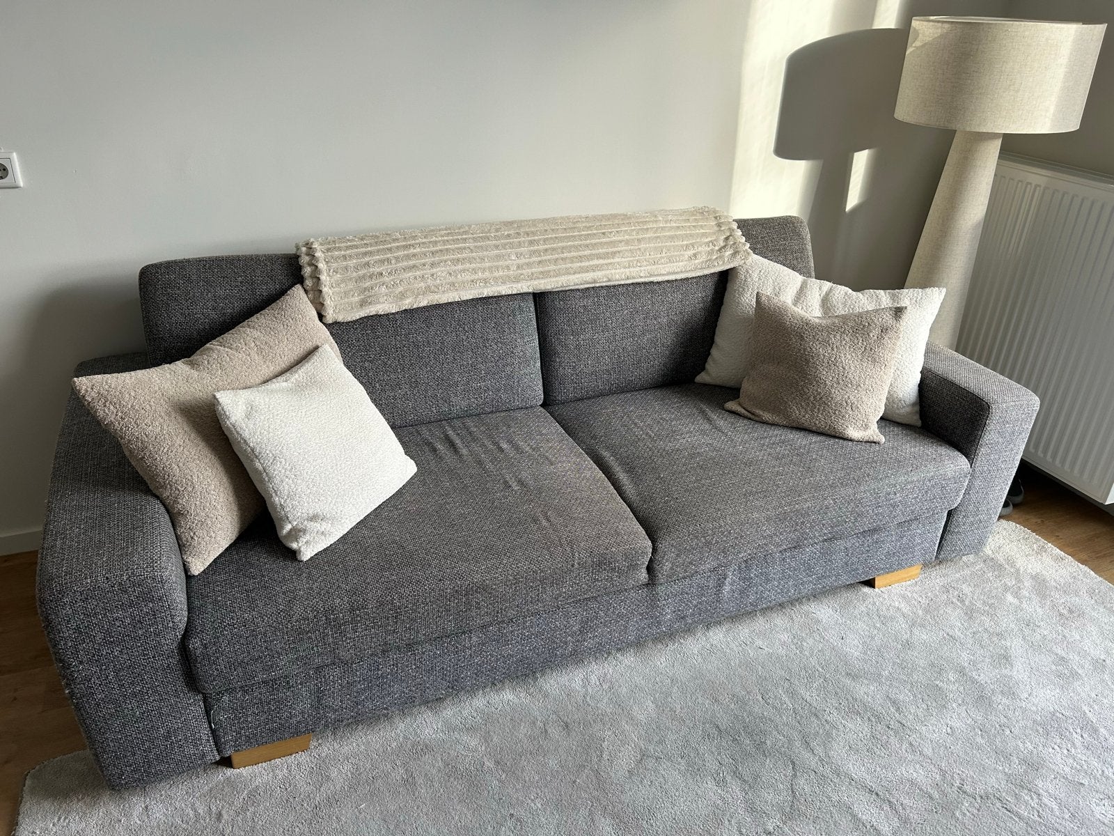 IKEA bank 3-zits - lichte gebruikerssporen, Huis en Inrichting, Banken | Bankstellen, Ophalen, Gebruikt, Stof, 200 tot 250 cm