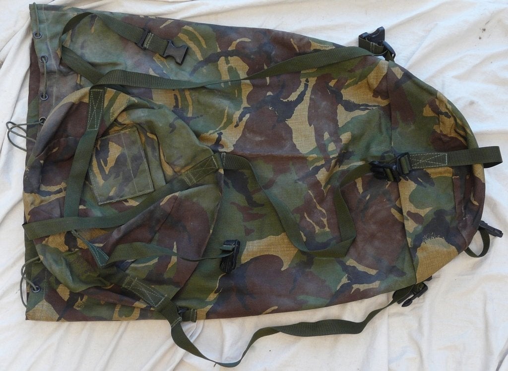 Compressiezak, Slaapzak, Type: M90, Woodland, KL, 2000.(1), Verzamelen, Ophalen of Verzenden, Landmacht, Nederland, Overige typen