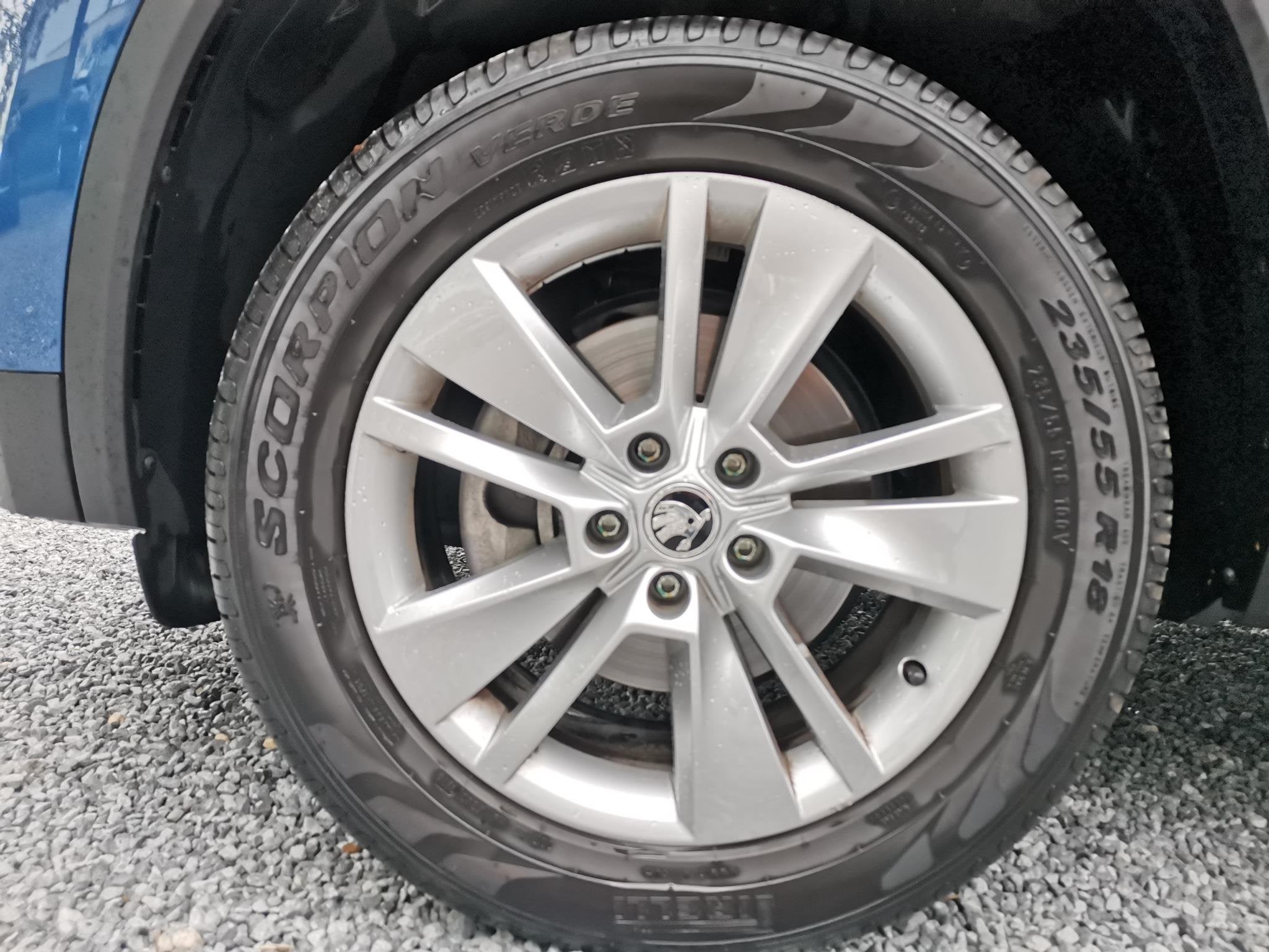 Skoda Kodiaq 1.5 TSI 150pk DSG Edition 7p Skoda Kodiaq 1.5 T, Auto's, 12 maanden, Stof, 4 cilinders, Blauw