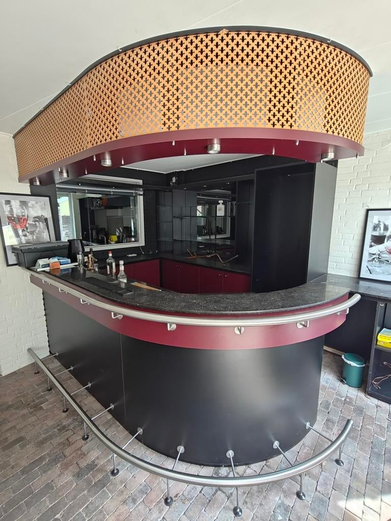 Complete bar inclusief kasten en lades - Zelf Demonteren, Huis en Inrichting, Barren, Ophalen, Gebruikt