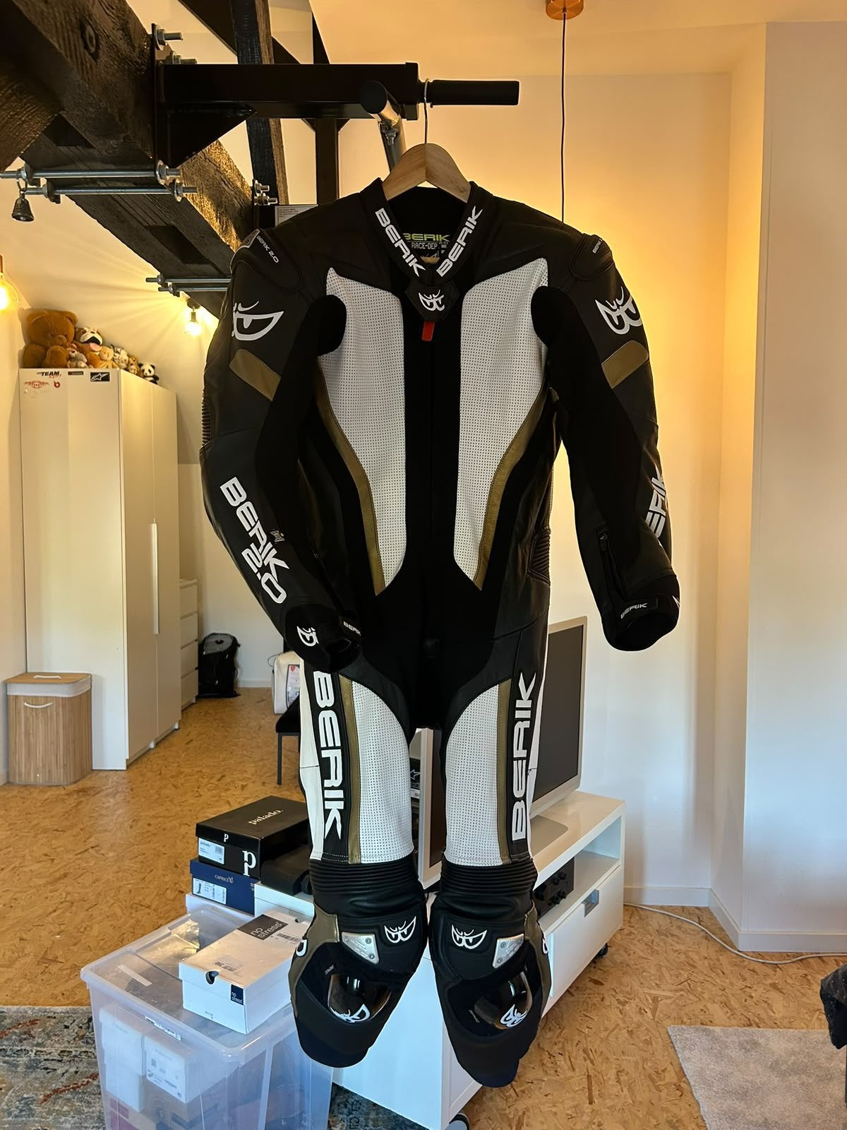 Berik Lederen motorpak (racepak) maat 50, Ophalen of Verzenden, Nieuw met kaartje, Heren, Combipak