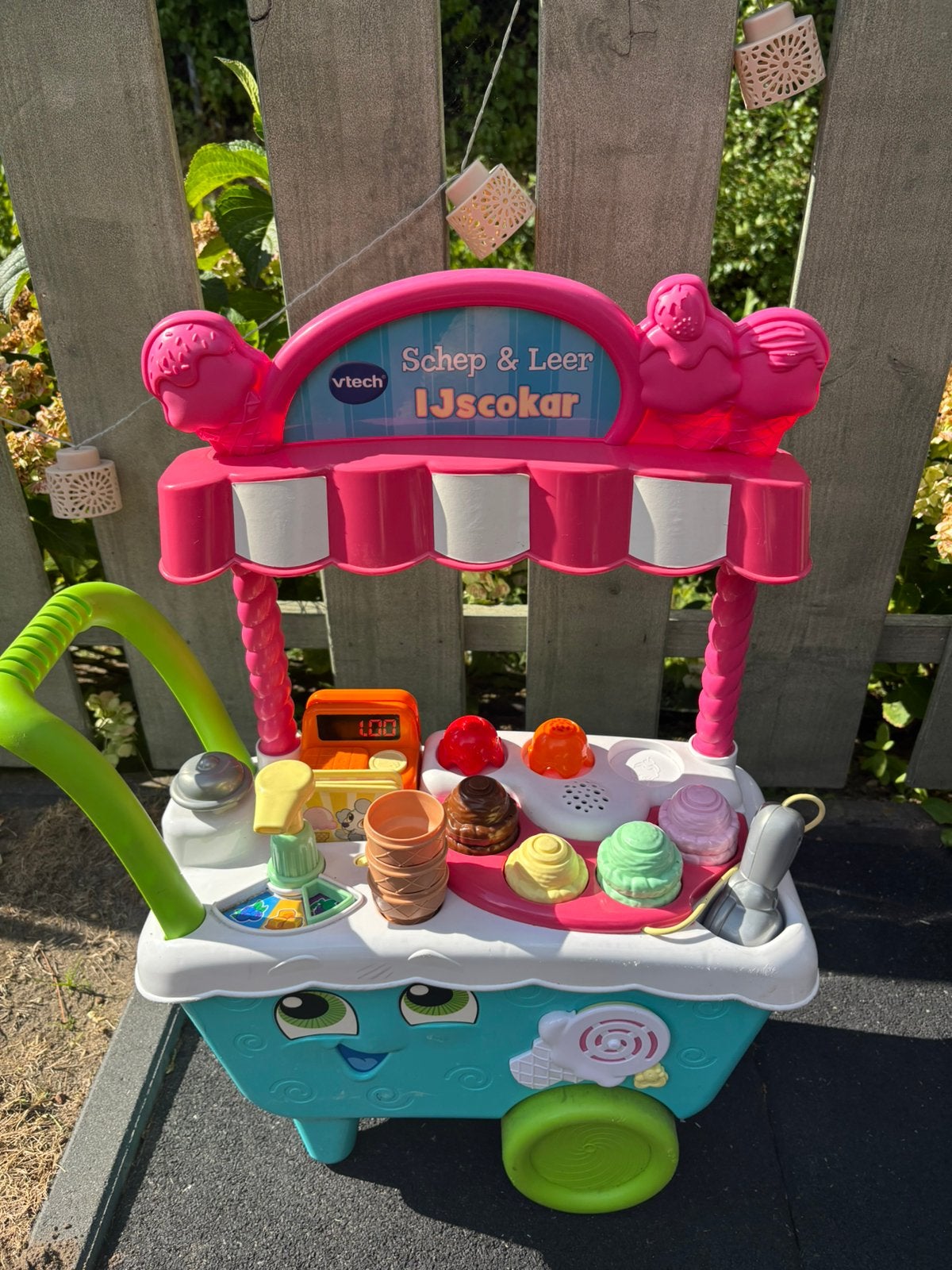 Vtech ijscokar, Ophalen, Gebruikt
