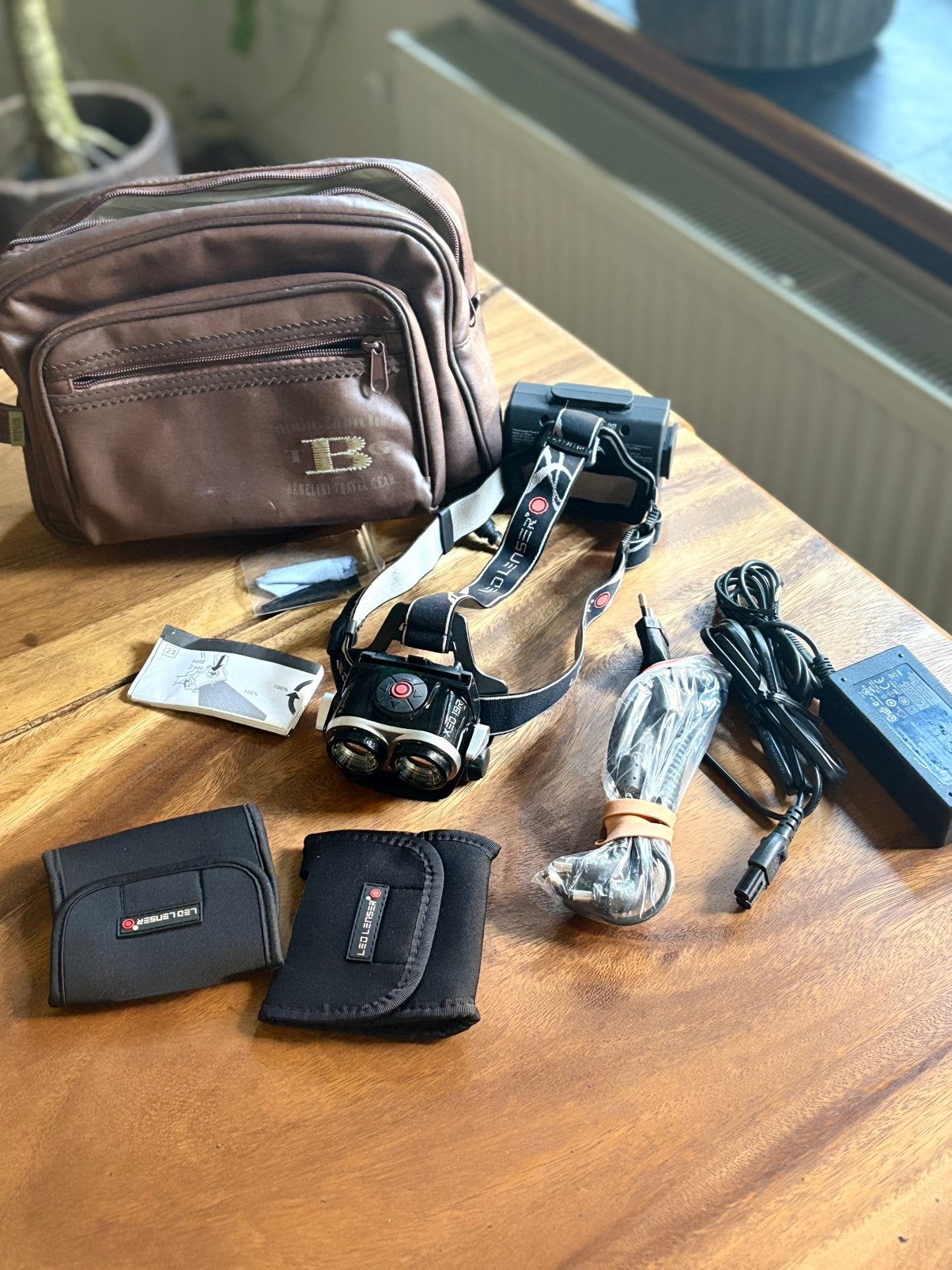 Led Lenser XEO19R hoofdlamp, 2000 lumen, compleet, Ophalen of Verzenden, Zo goed als nieuw, Overige merken