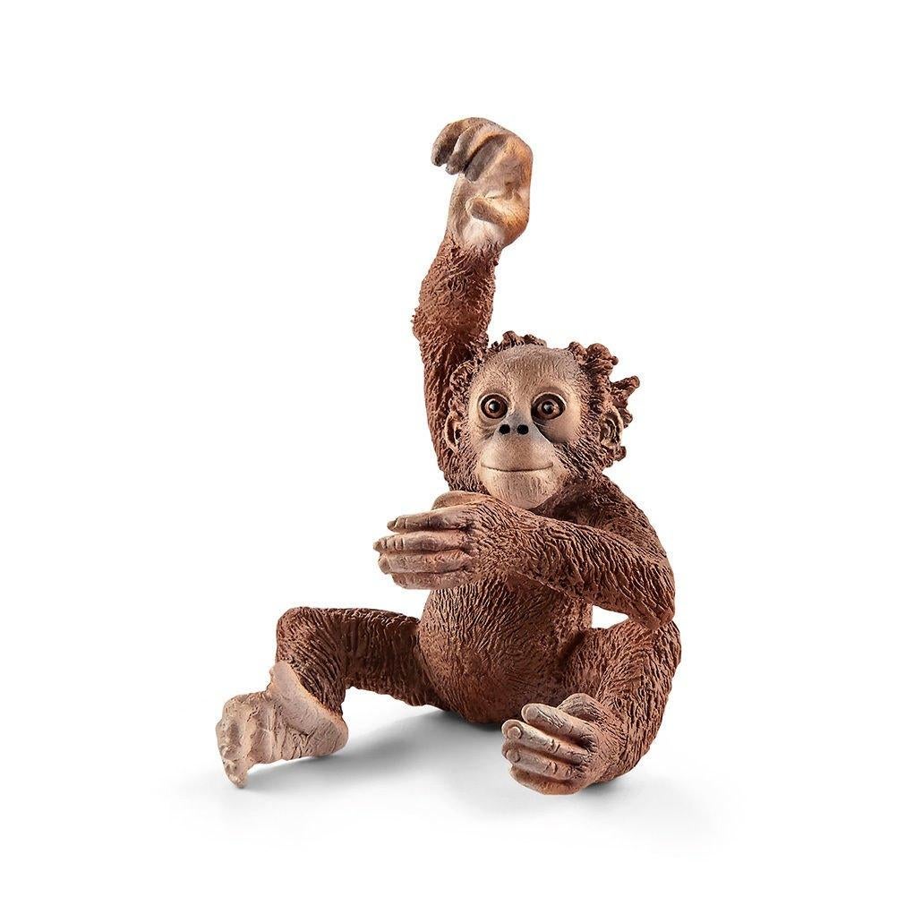 Schleich 14776 orang oetang jong, dierfiguur, Ophalen of Verzenden, Zo goed als nieuw, Overige soorten, Beeldje of Figuurtje