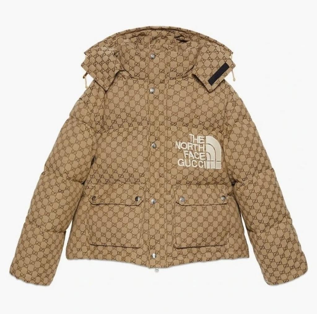 Gucci x The North Face Print Jacket, Zwart, Nieuw, Overige maten, Ophalen of Verzenden