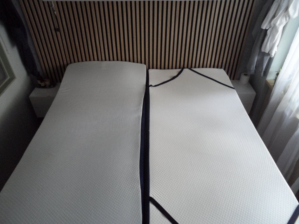 2x matt toppers, Huis en Inrichting, Ophalen, 90 cm, Eenpersoons, Zo goed als nieuw
