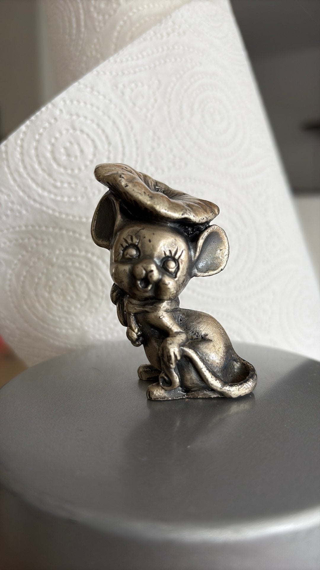 Peltro muis tin, Antiek en Kunst, Ophalen of Verzenden