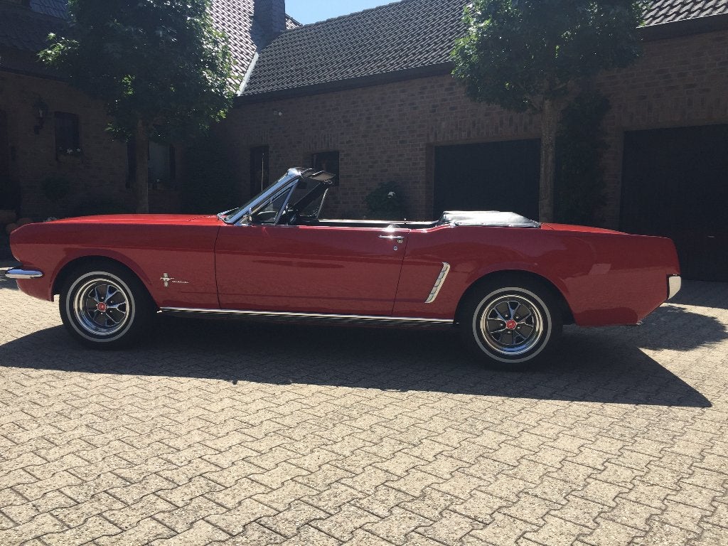 Ford Mustang Cabrio 1965  289 V8  D Code, Auto's, Achterwielaandrijving, Zwart, 4789 cc, Cabriolet