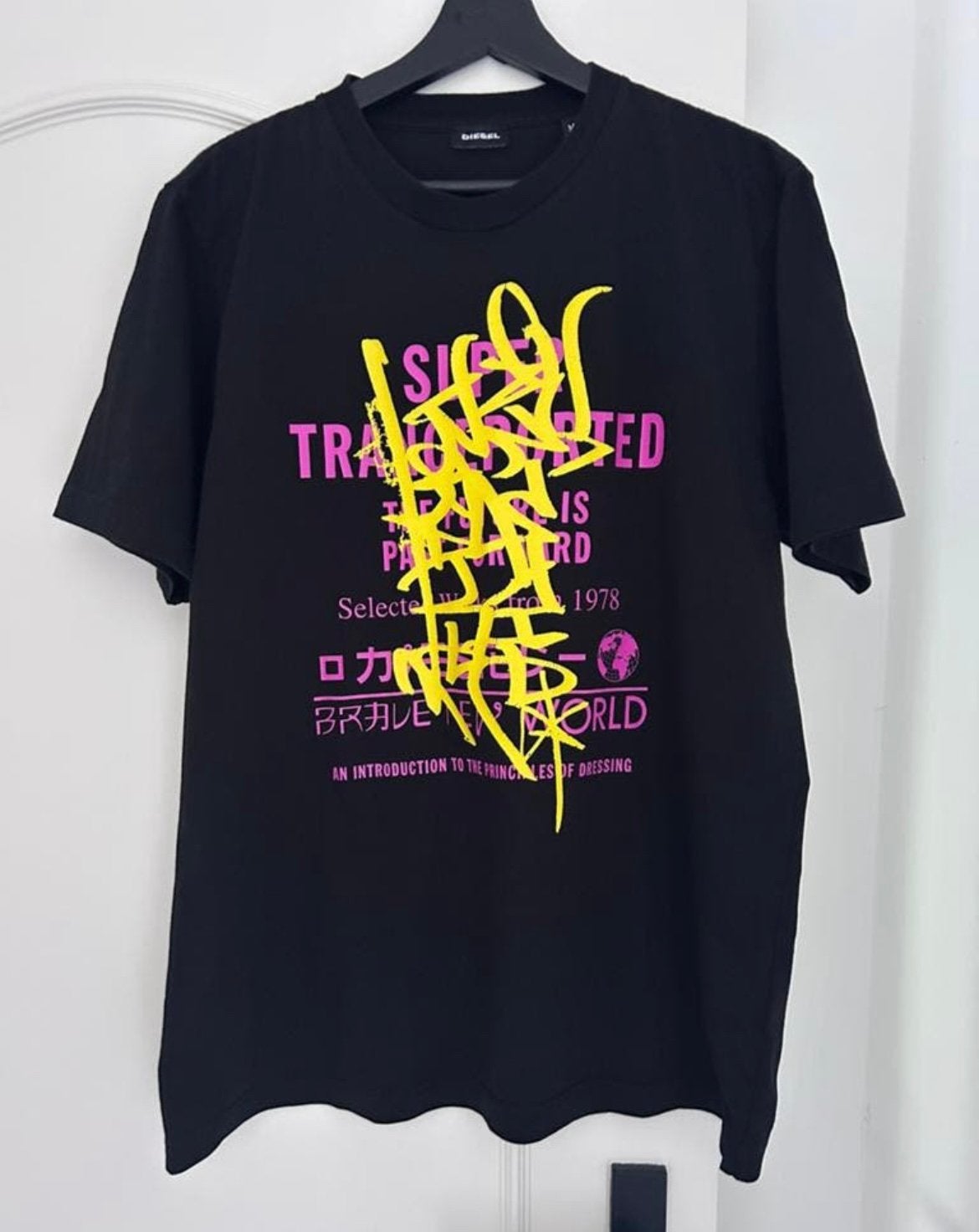 Diesel heren t-shirt, Ophalen of Verzenden, Zo goed als nieuw, Zwart