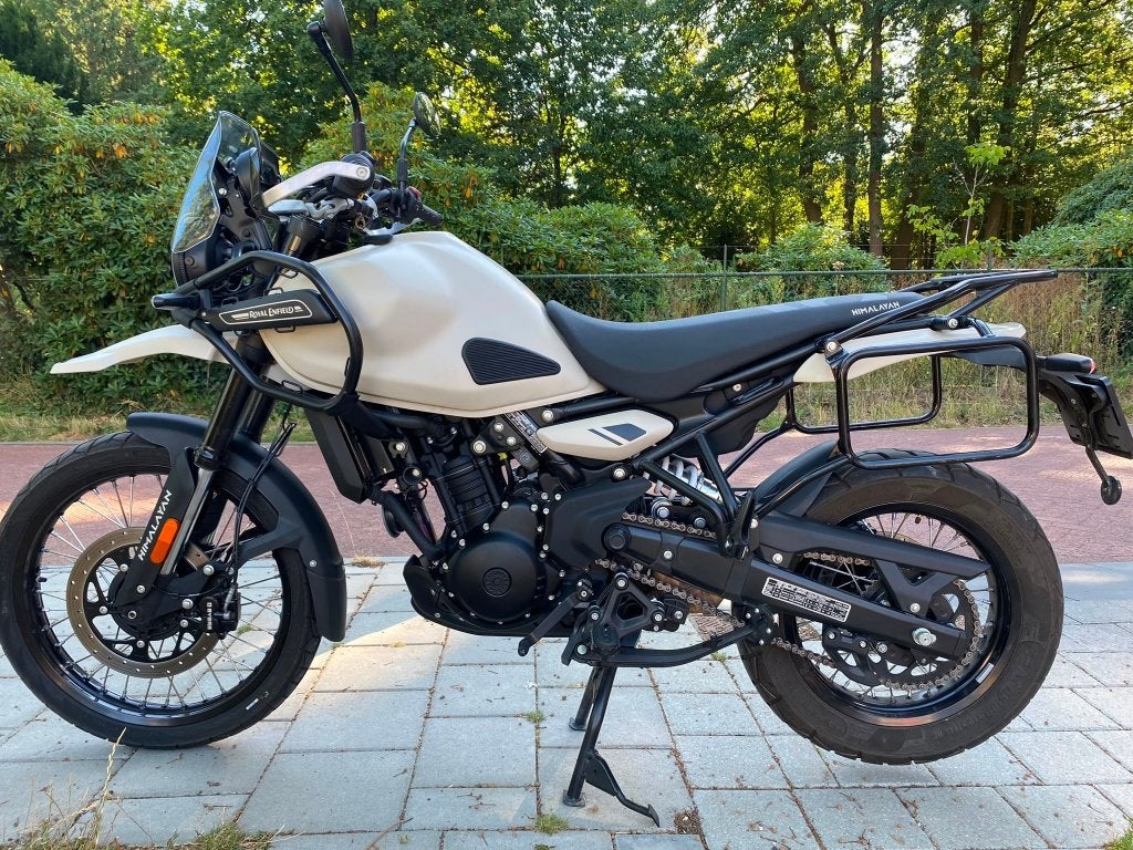 Royal Enfield Himalayan 450 Kaza Brown (2024), Motoren, Motoren | Royal Enfield, Gebruikt, Particulier, Minimaal motorrijbewijs A2