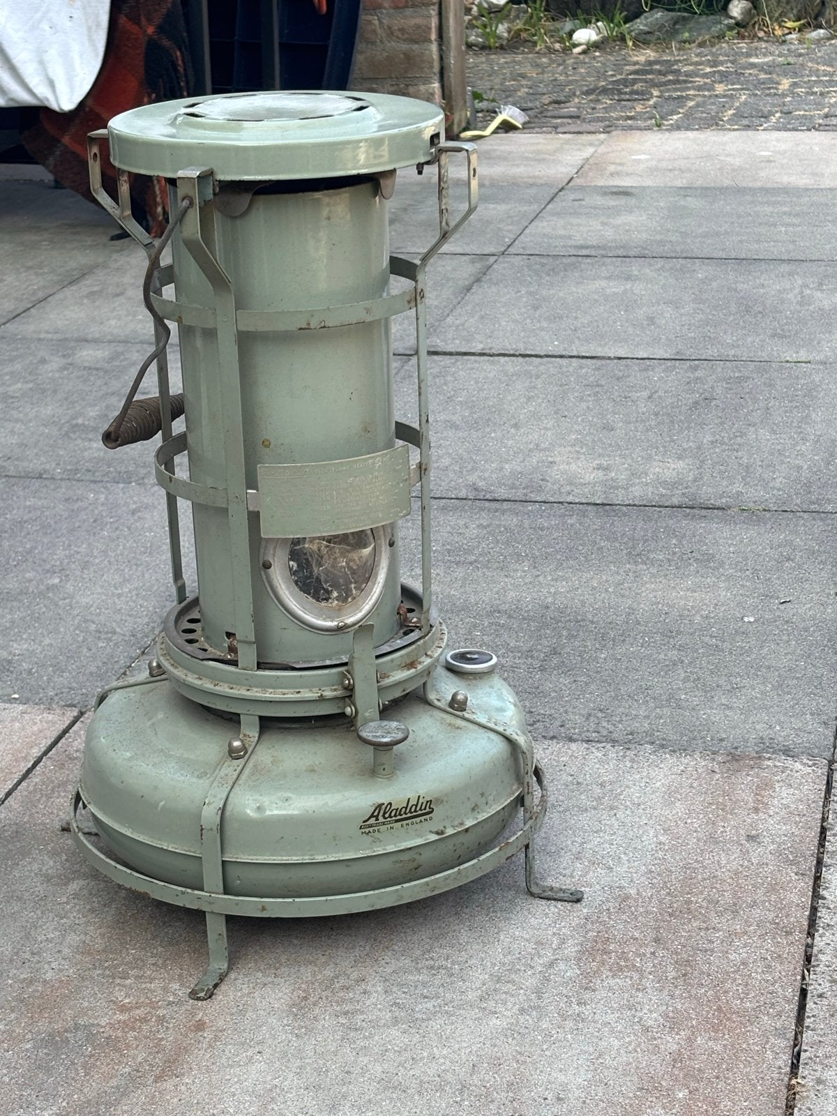 Vintage Aladdin Petroleumkachel - Made in England, Ophalen, Gebruikt, Overige brandstoffen, Petroleumkachel