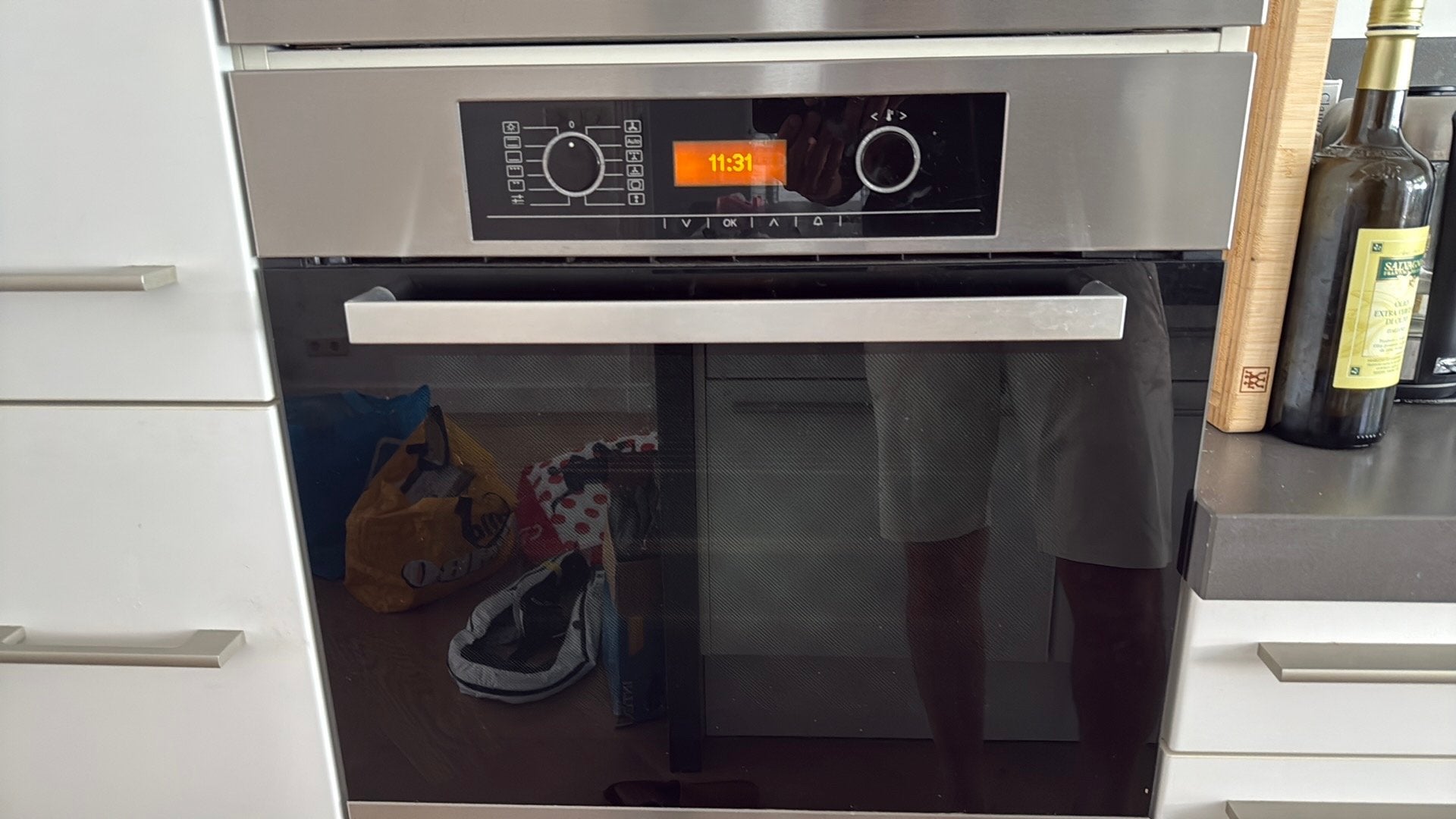 Miele inbouw oven werkt nog goed, Witgoed en Apparatuur, Ovens, Ophalen, Gebruikt, Hete lucht, Heteluchtoven