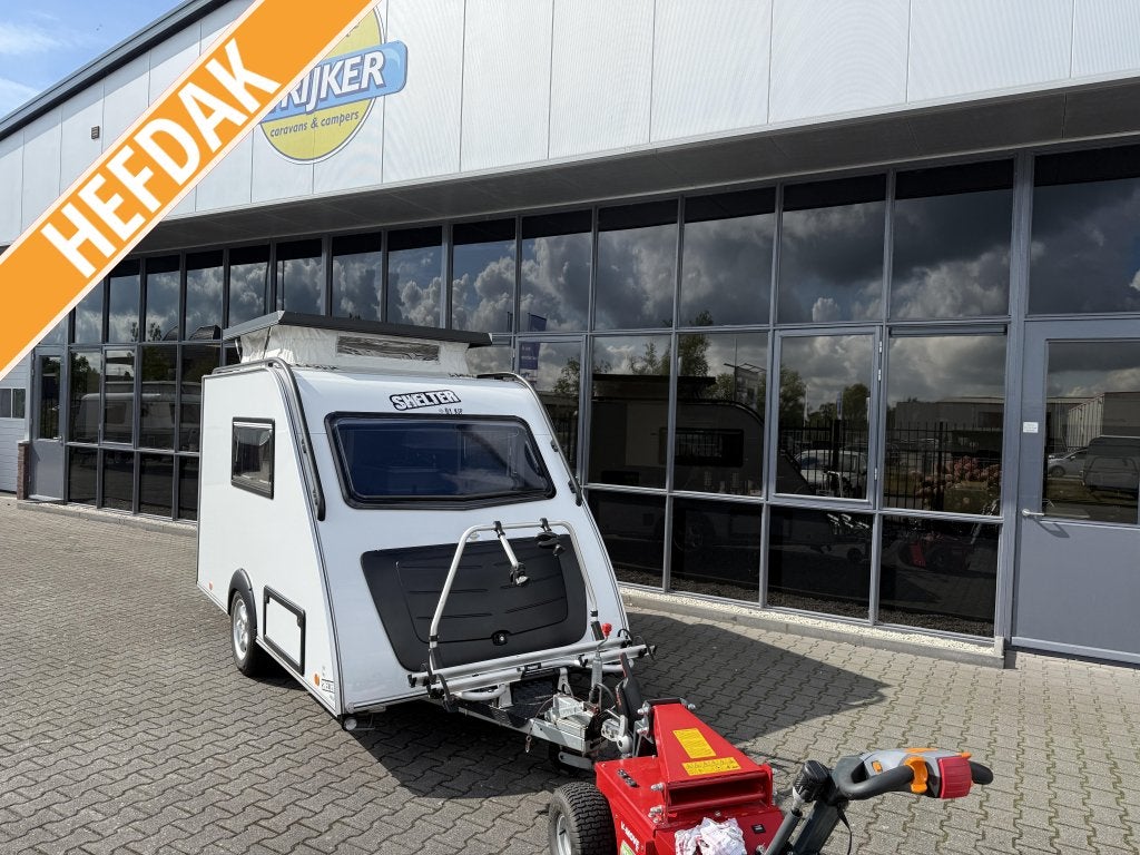 Kip Shelter PLUS Langslaper # kompakt# Hefdak # 595KG leeg !, Caravans en Kamperen, Kip, Tot en met 2, Overige typen, Bedrijf