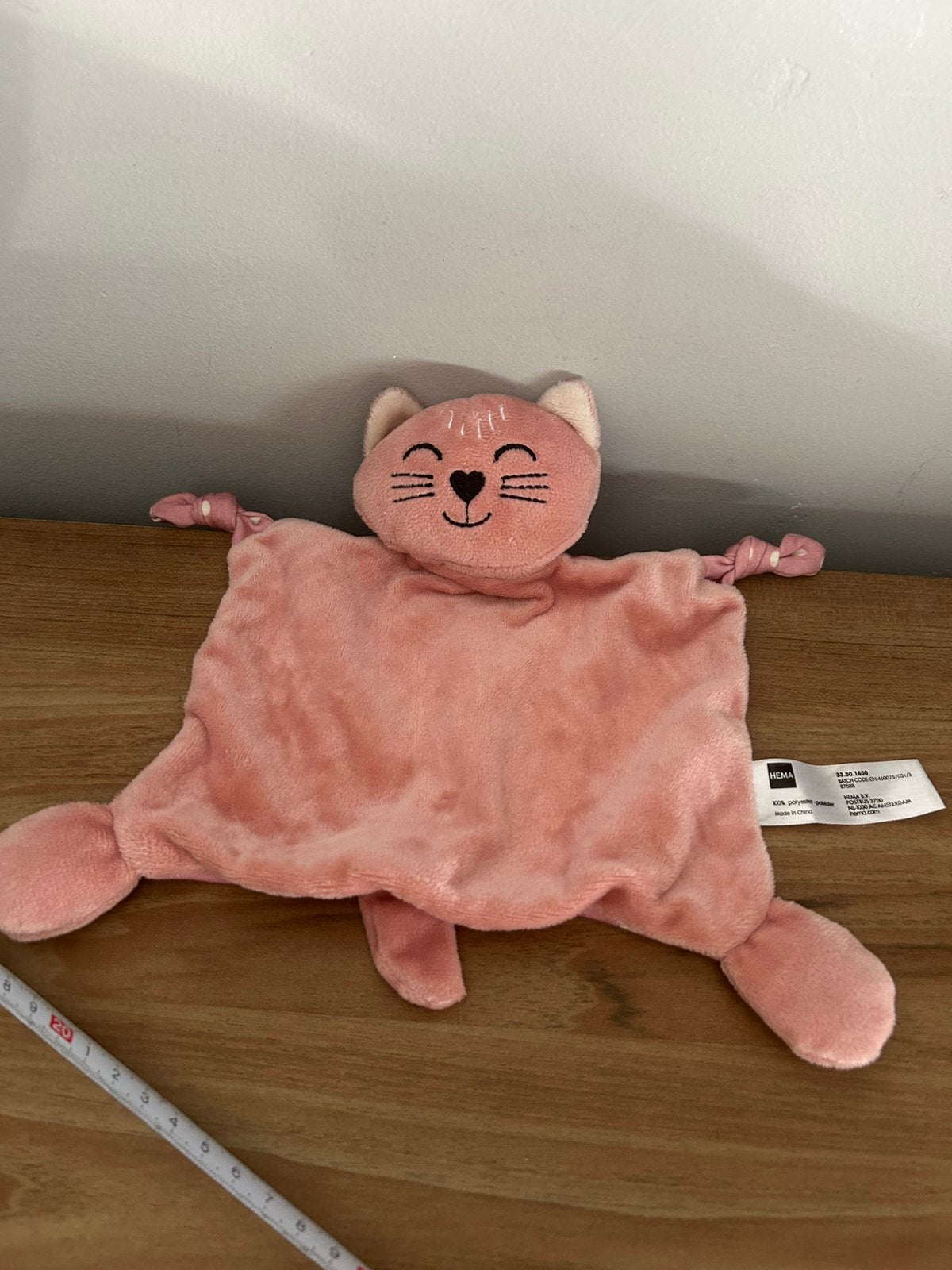 Hema poes knuffeldoekje knuffeldoek knuffel, Verzenden, Zo goed als nieuw