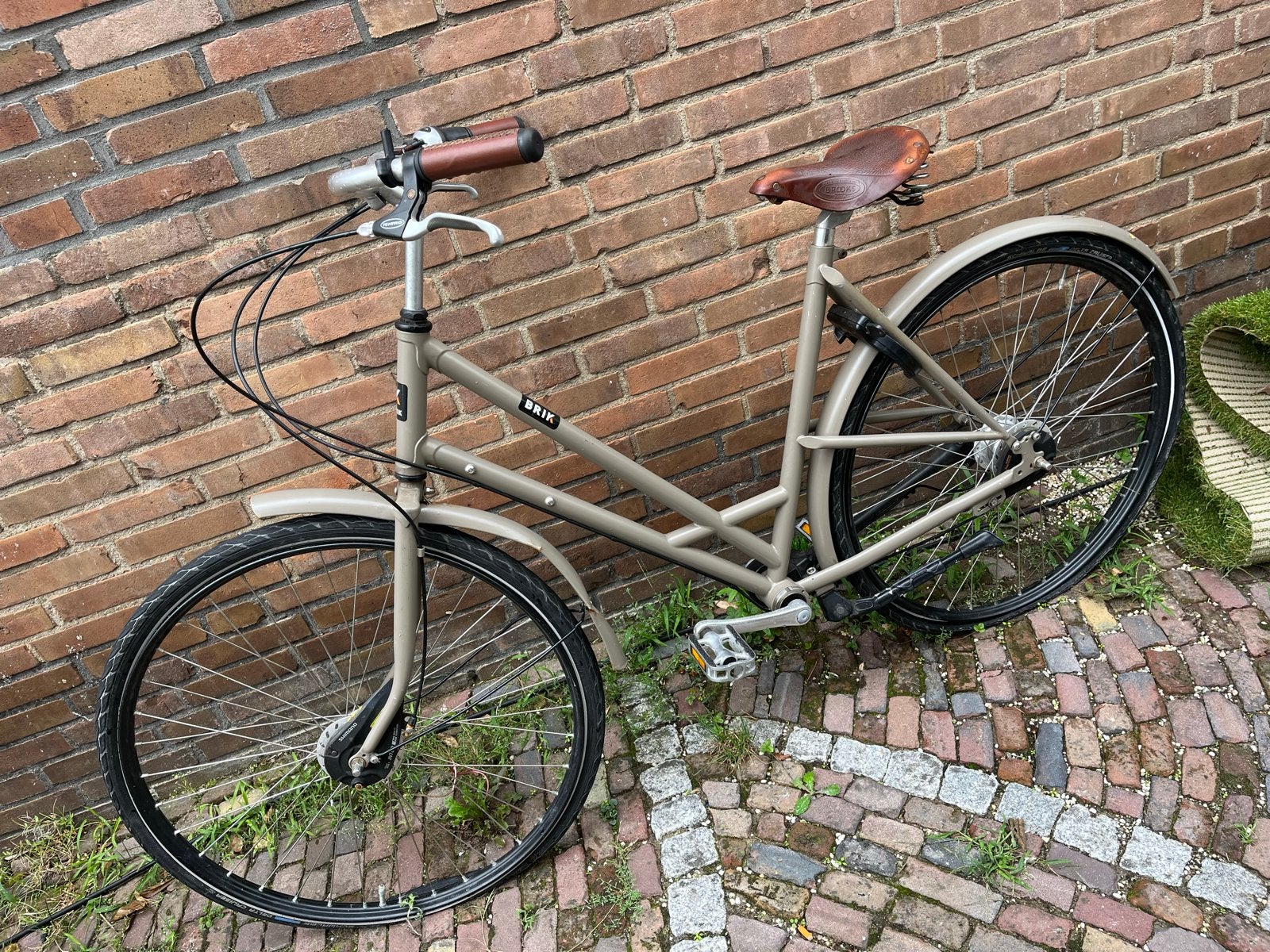 Brik fiets - Stijlvolle en onderhoudsarme stadsfiets, Fietsen en Brommers, Versnellingen, Trommelrem, Ophalen, Overige merken
