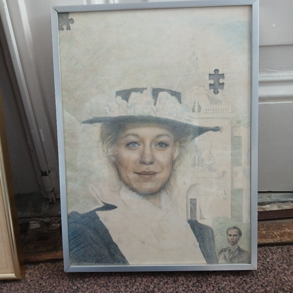 Originele tekening van Will van Kralingen (Bijk-185), Tickets en Kaartjes, Eén persoon