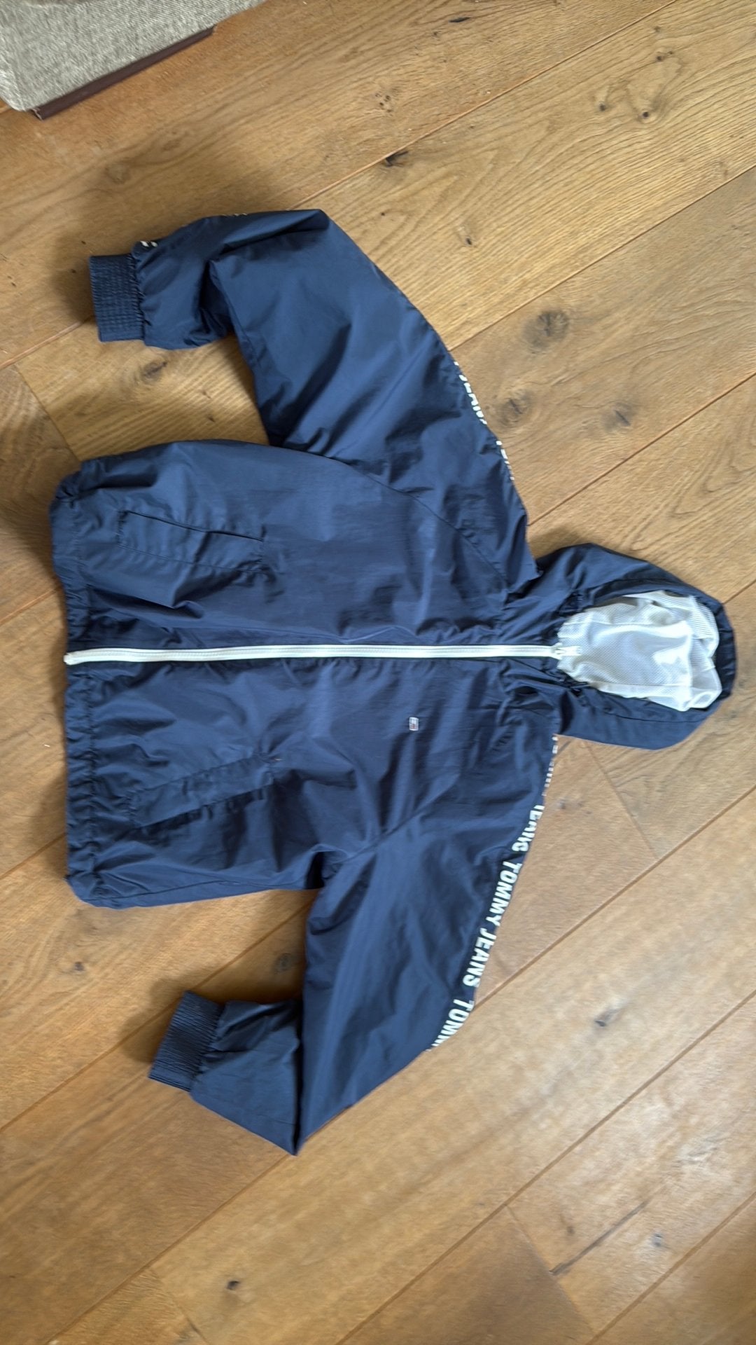 Tommy hilfiger jas maat S, Kleding | Dames, Ophalen of Verzenden, Zo goed als nieuw, Maat 38/40 (M), Blauw