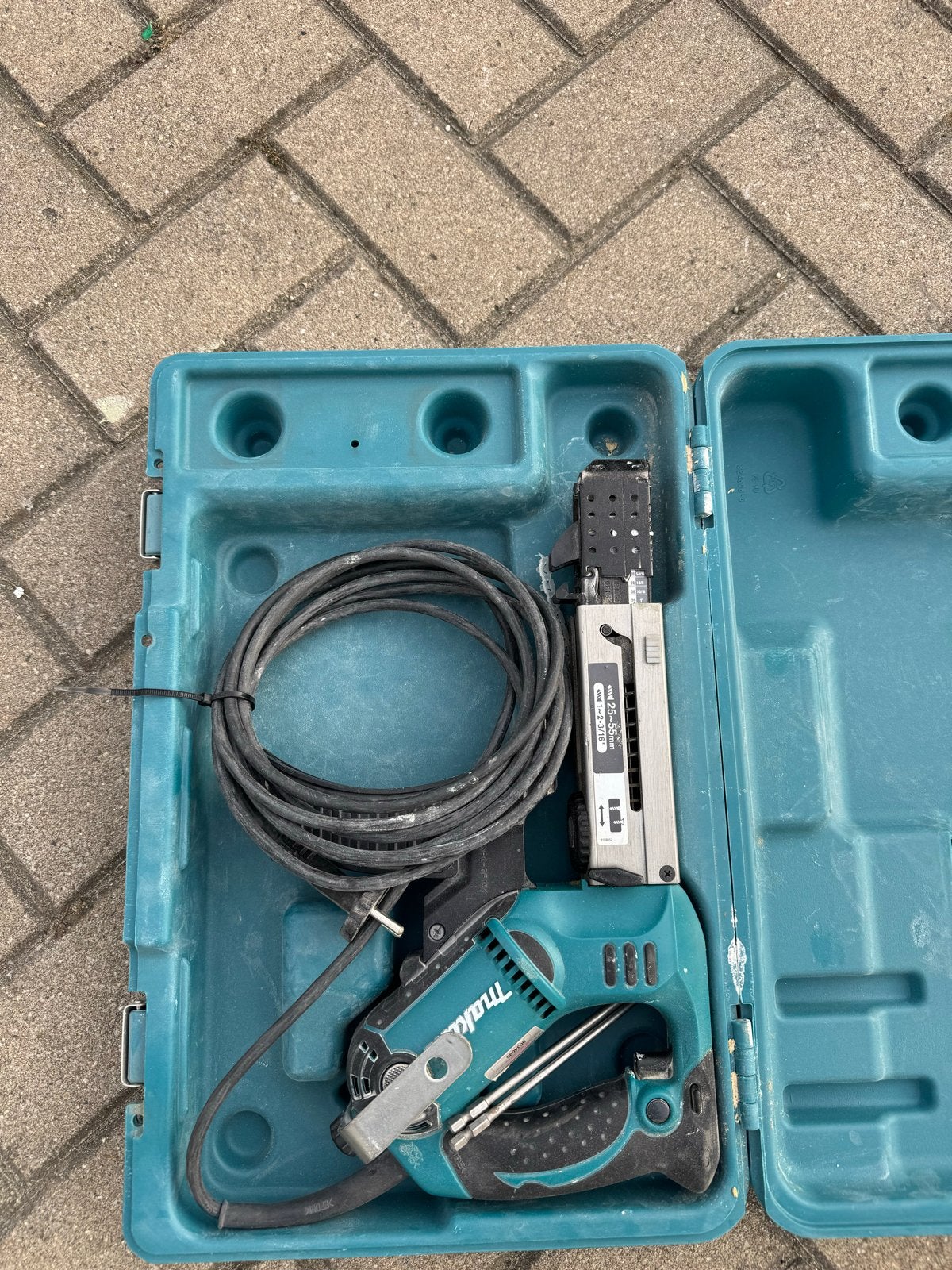 Makita gipsschroefmachine in koffer, Variabele snelheid, Overige typen, Ophalen of Verzenden, Gebruikt