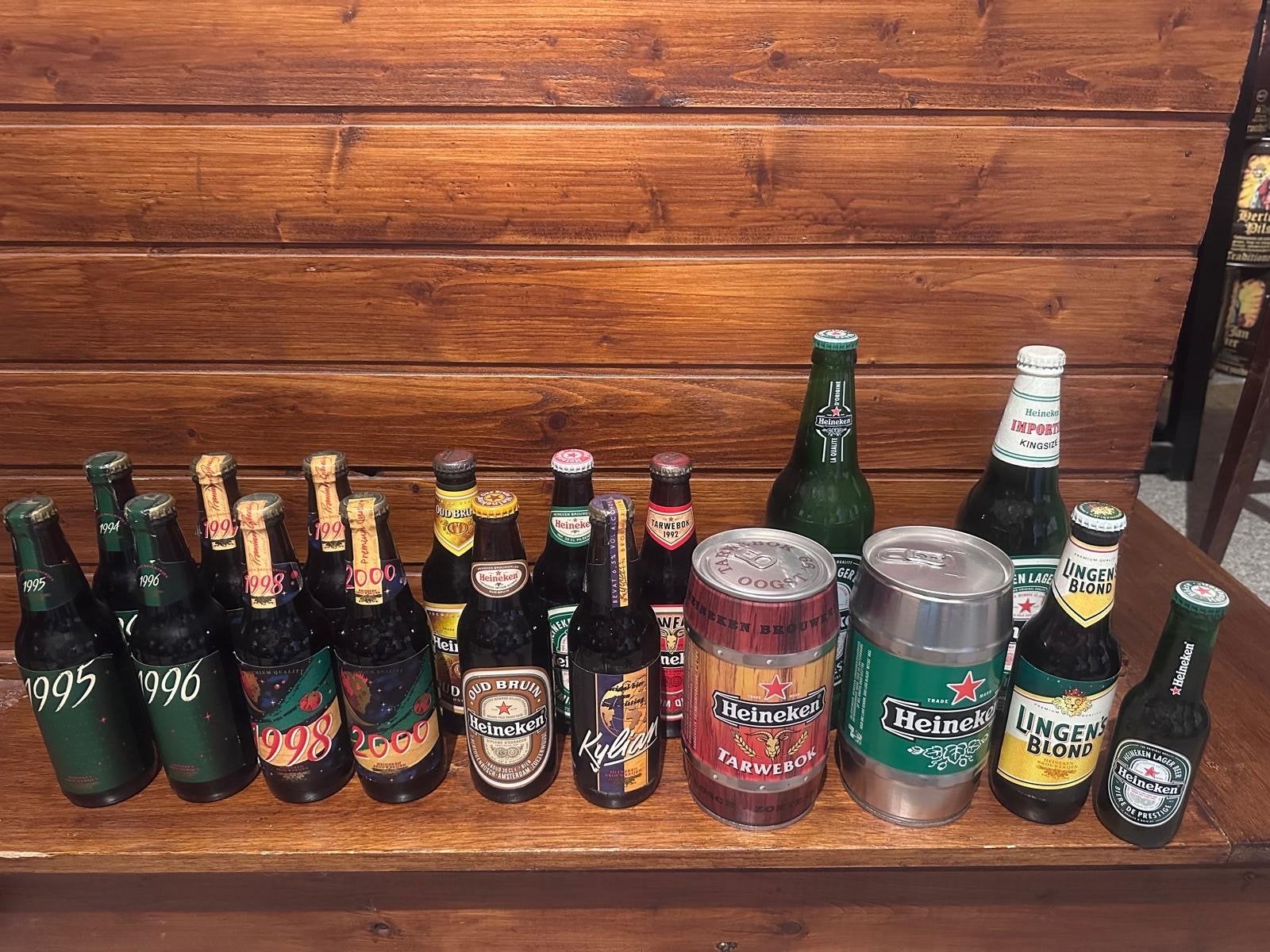 Heineken verzameling: ongeopende flesjes en blikken, Verzamelen, Ophalen, Zo goed als nieuw, Flesje(s), Heineken