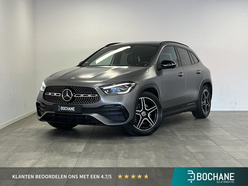 Mercedes-Benz GLA-klasse 200 AMG Line | Pano | Trekhaak | Me, Auto's, Mercedes-Benz, 4 cilinders, Leder en Stof, 163 pk, Origineel Nederlands