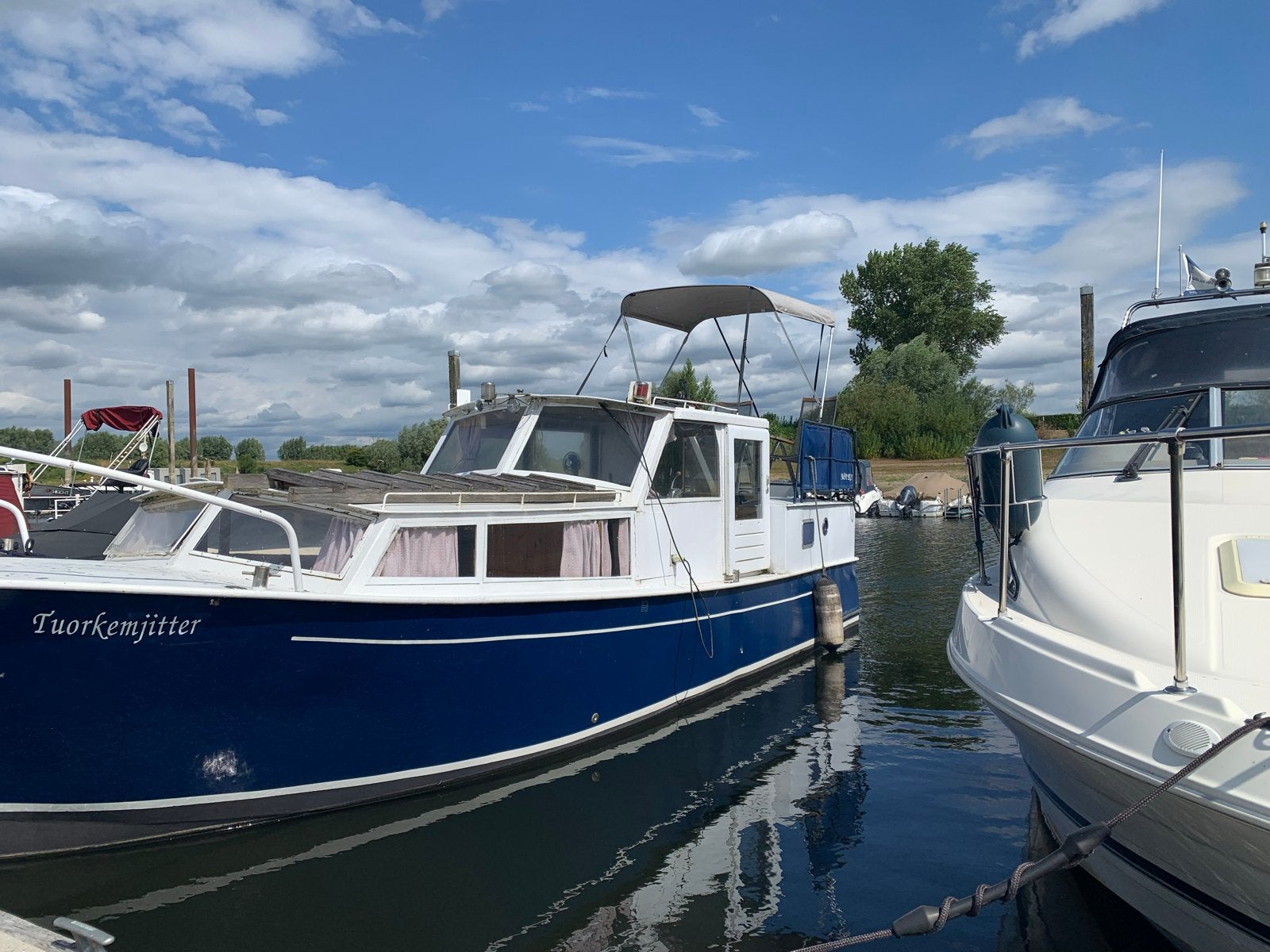 Motorjacht 9 meter dubbele besturing, Ophalen, Gebruikt, Binnenboordmotor, Diesel