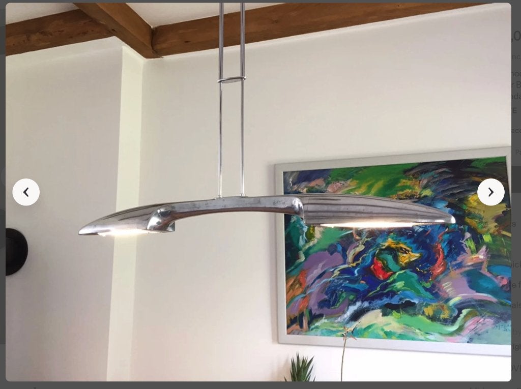 Hanglamp Jorge Pensi XL Design, Ophalen, Gebruikt, Overige fittingen, Metaal